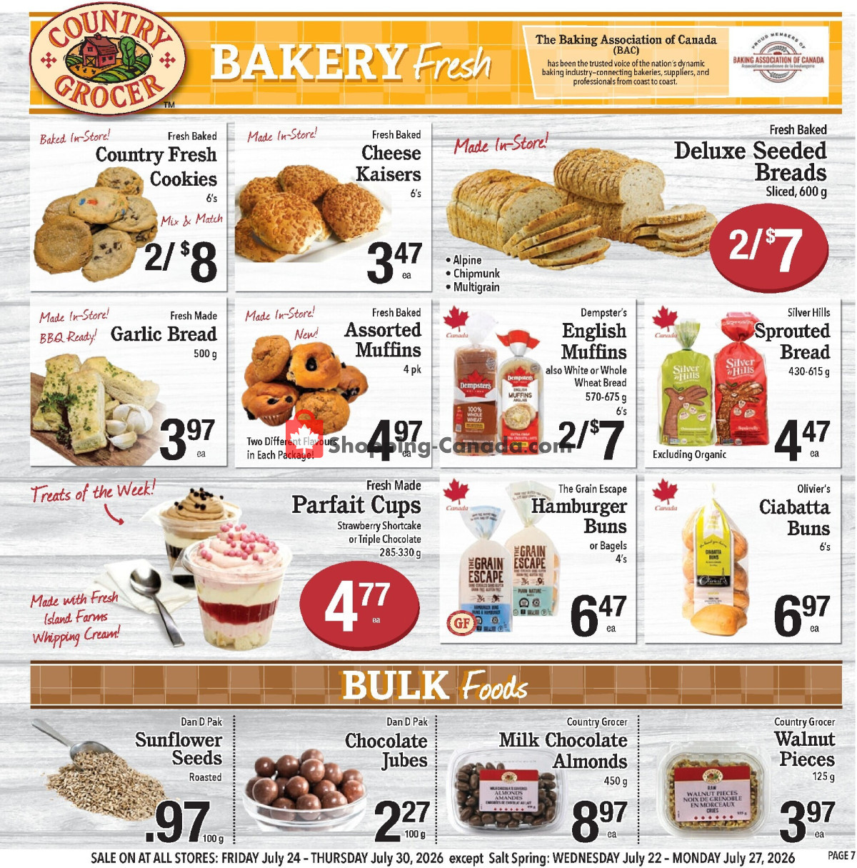 Country Grocer flyer from Wednesday July 22, 2026 to Thursday July 30, 2026 - page 7