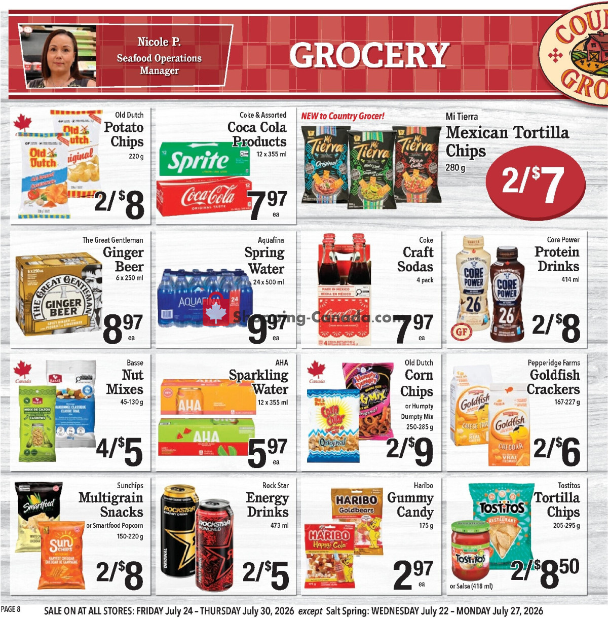 Country Grocer flyer from Wednesday July 22, 2026 to Thursday July 30, 2026 - page 8