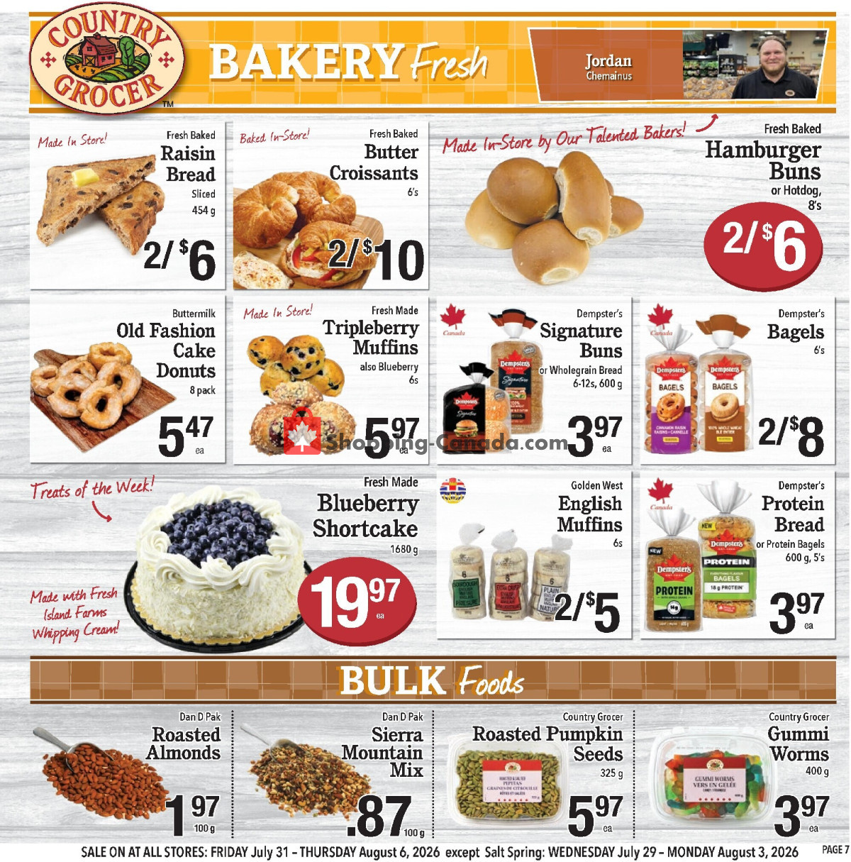 Country Grocer flyer from Wednesday July 29, 2026 to Thursday August 6, 2026 - page 7