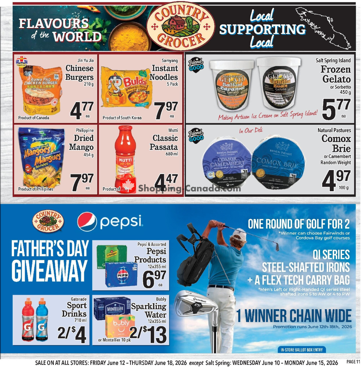 Country Grocer flyer from Thursday June 11, 2026 to Thursday June 18, 2026 - page 11