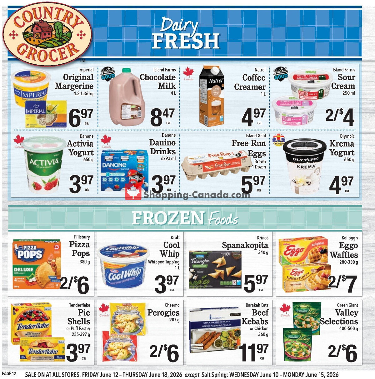 Country Grocer flyer from Thursday June 11, 2026 to Thursday June 18, 2026 - page 12