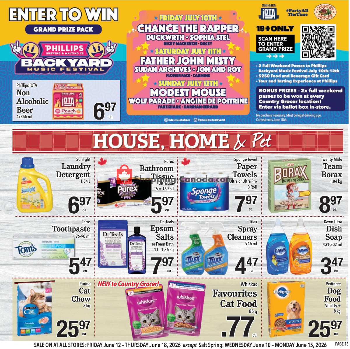 Country Grocer flyer from Thursday June 11, 2026 to Thursday June 18, 2026 - page 13