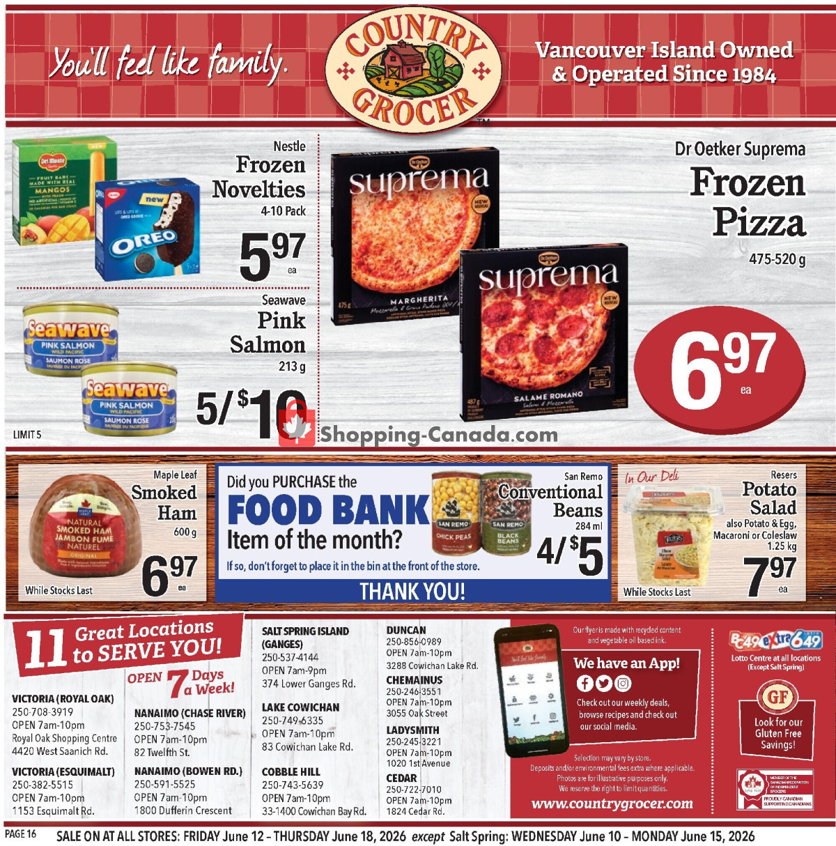 Country Grocer flyer from Thursday June 11, 2026 to Thursday June 18, 2026 - page 16
