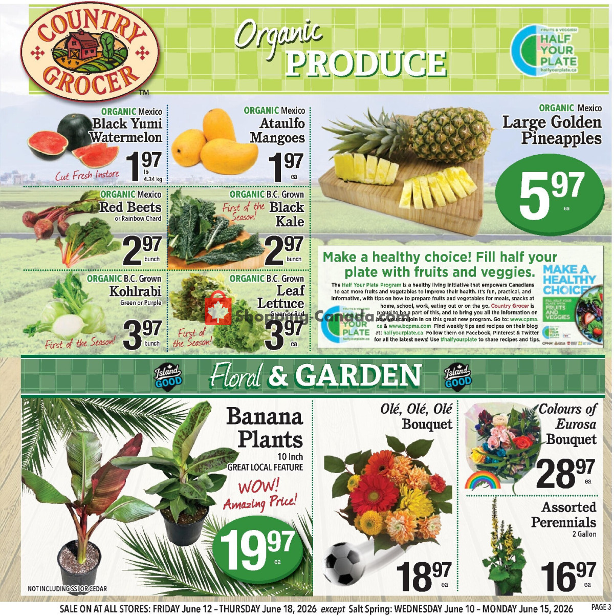 Country Grocer flyer from Thursday June 11, 2026 to Thursday June 18, 2026 - page 3