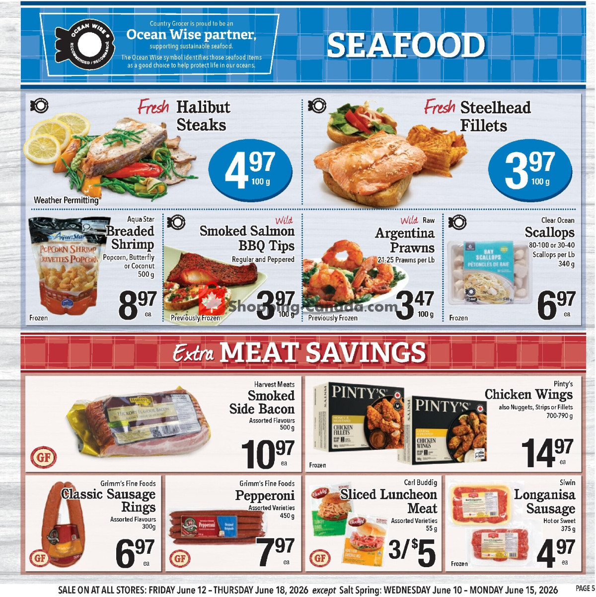 Country Grocer flyer from Thursday June 11, 2026 to Thursday June 18, 2026 - page 5