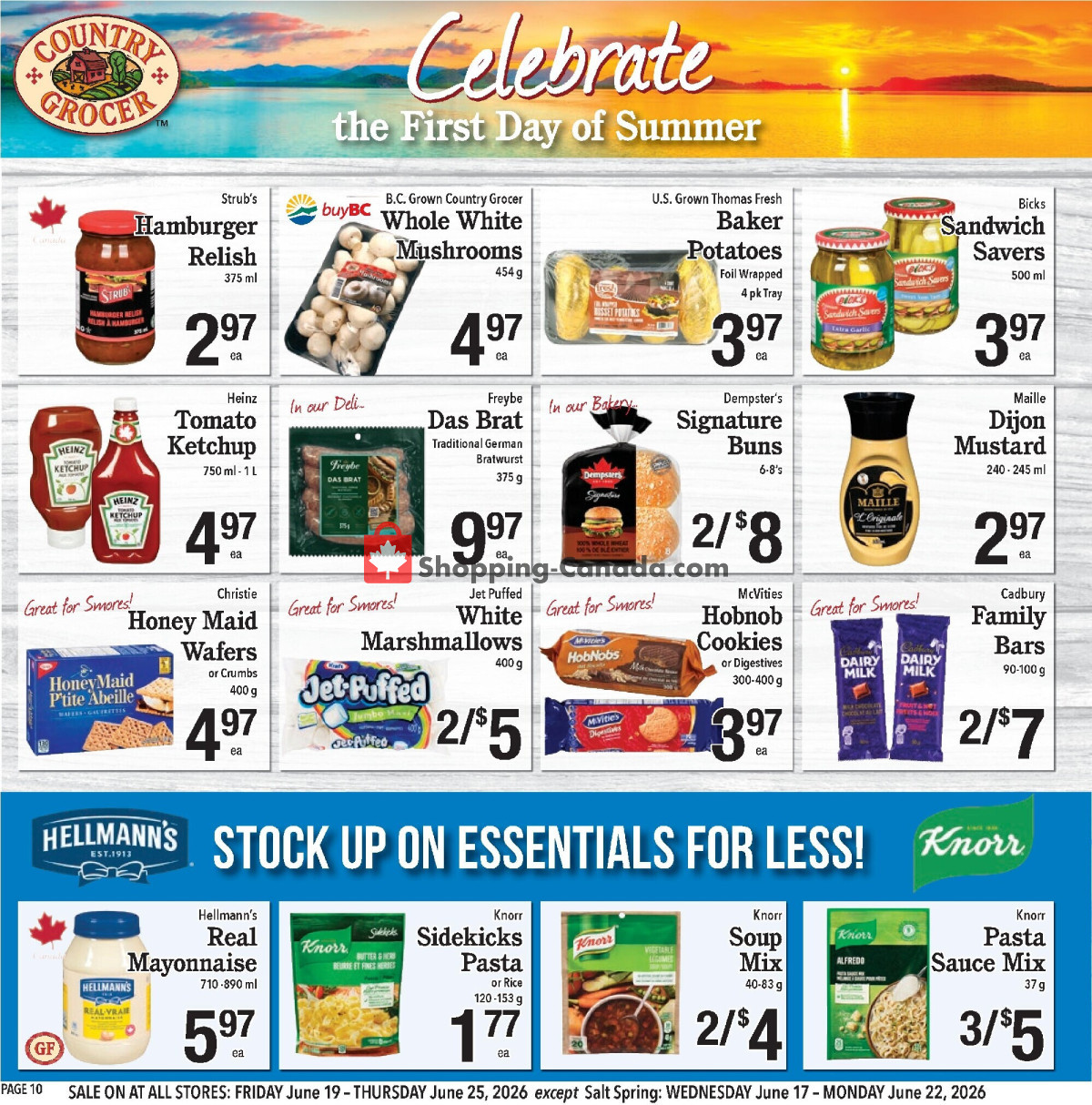 Country Grocer flyer from Friday June 19, 2026 to Thursday June 25, 2026 - page 10