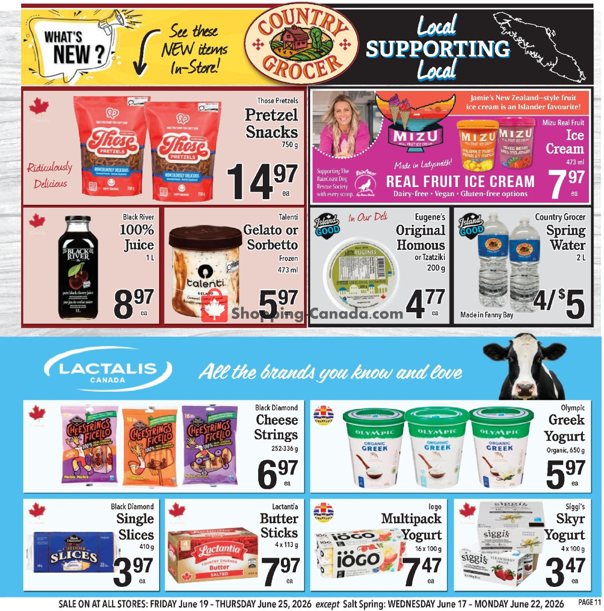 Country Grocer flyer from Friday June 19, 2026 to Thursday June 25, 2026 - page 11