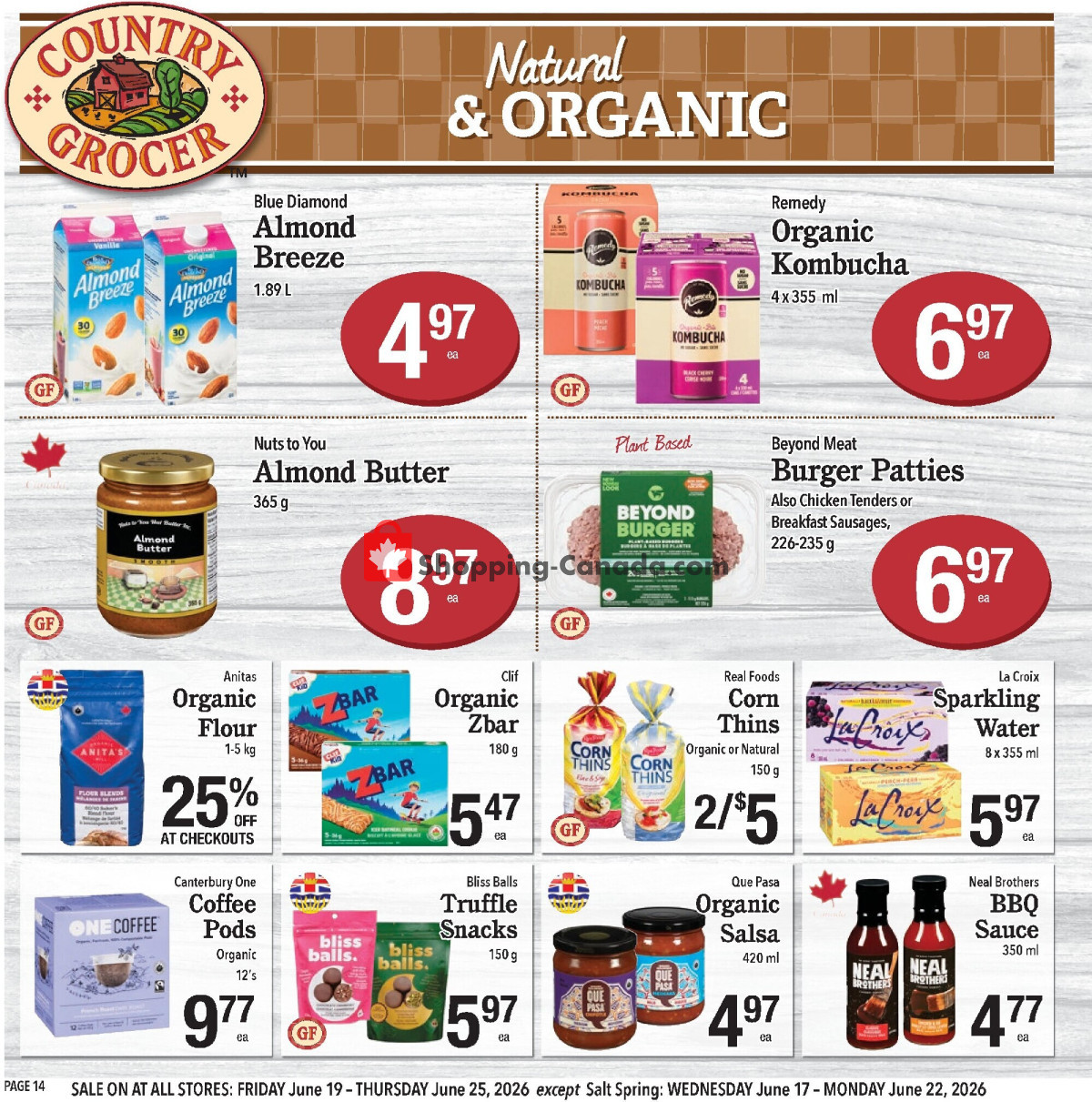 Country Grocer flyer from Friday June 19, 2026 to Thursday June 25, 2026 - page 14