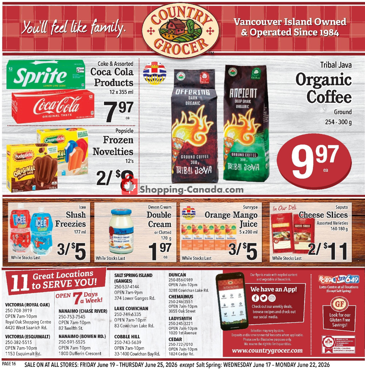 Country Grocer flyer from Friday June 19, 2026 to Thursday June 25, 2026 - page 16