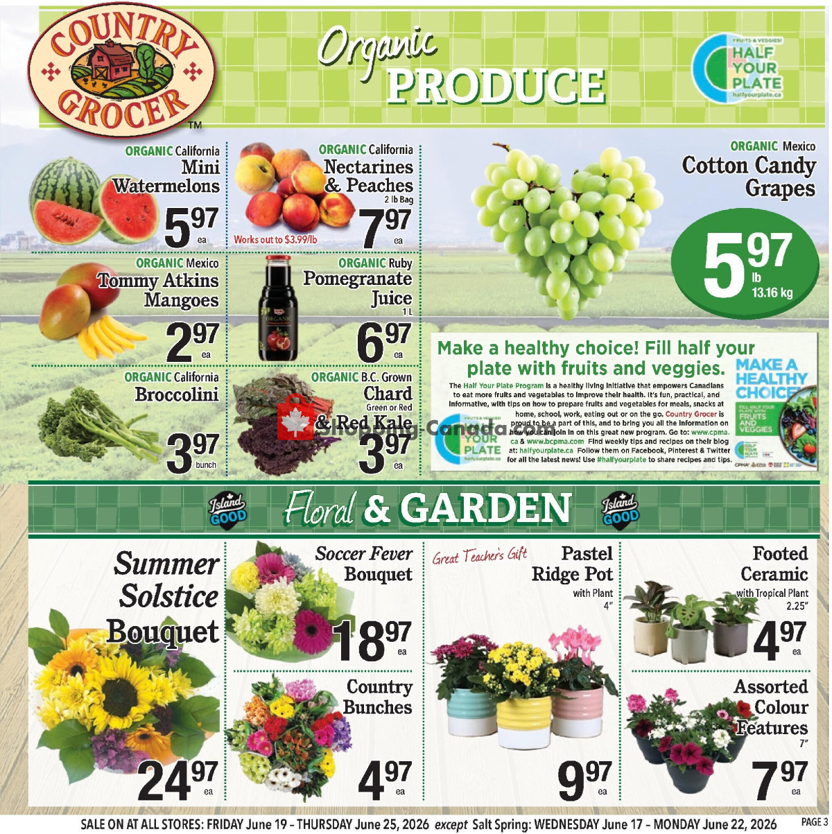 Country Grocer flyer from Friday June 19, 2026 to Thursday June 25, 2026 - page 3