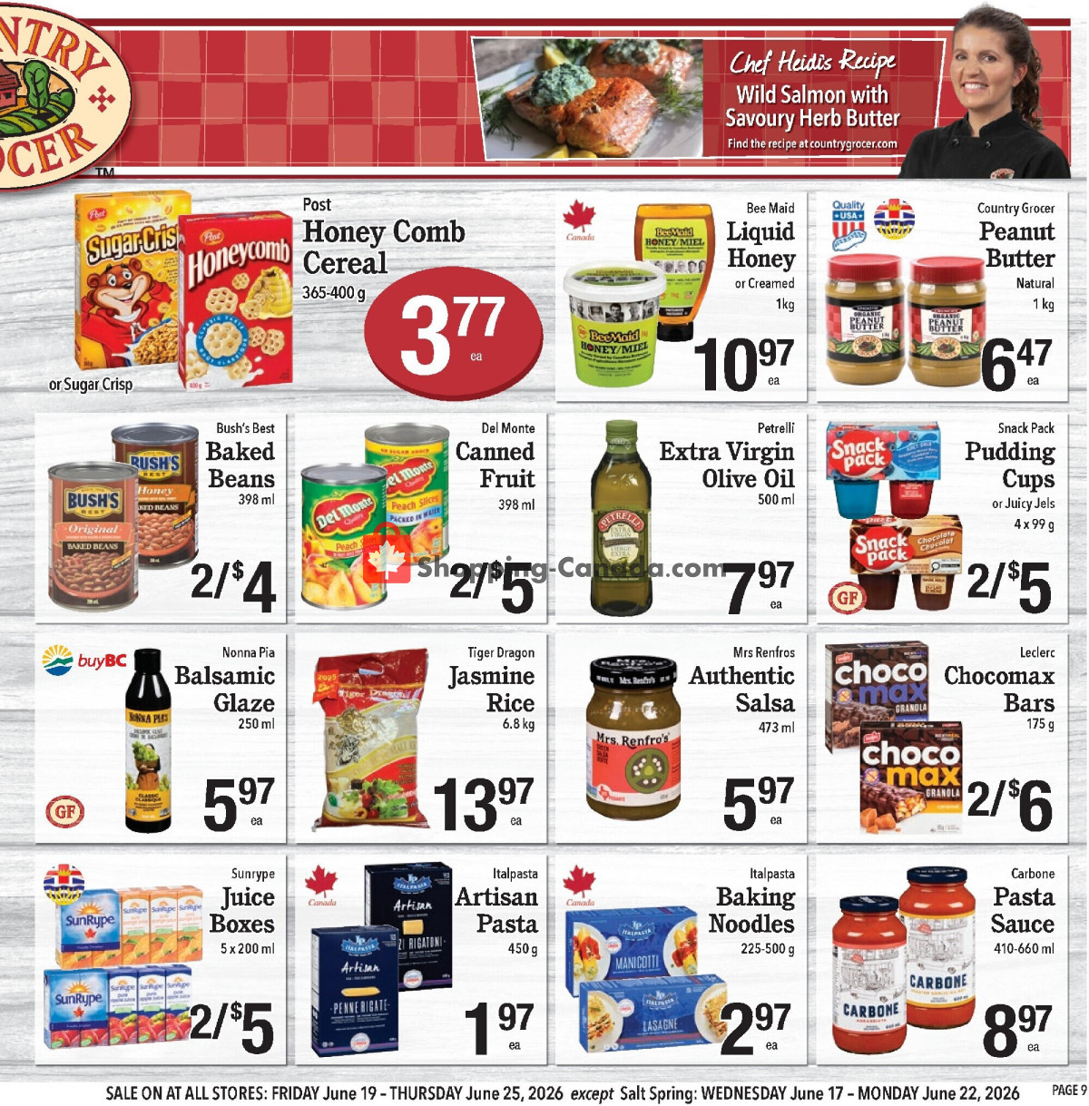 Country Grocer flyer from Friday June 19, 2026 to Thursday June 25, 2026 - page 9