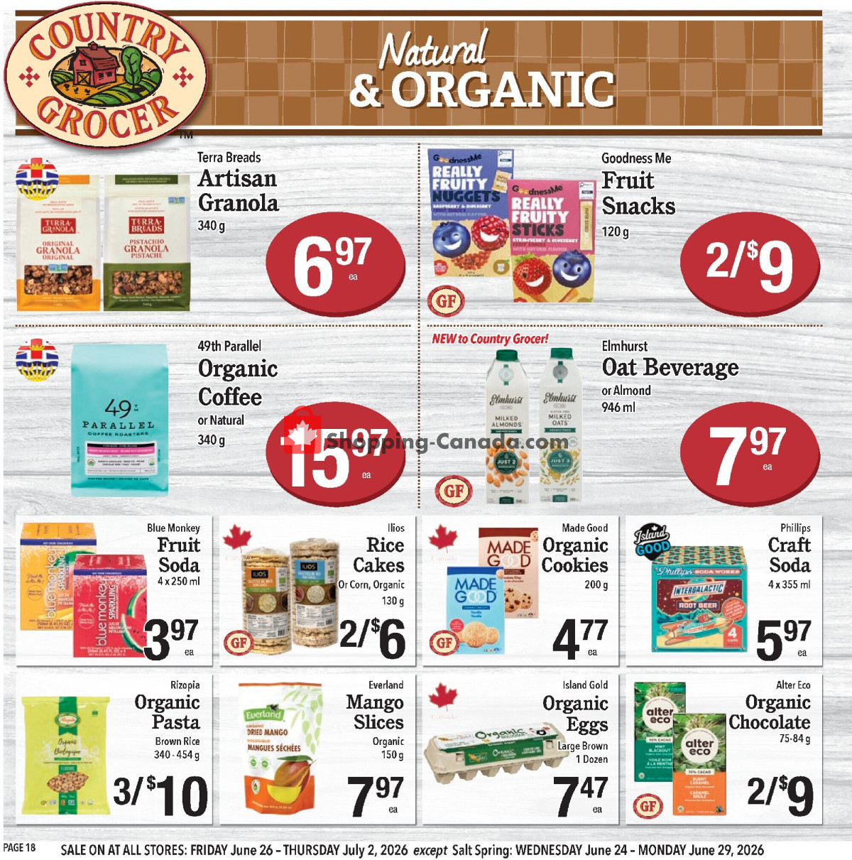 Country Grocer flyer from Friday June 26, 2026 to Thursday July 2, 2026 - page 18