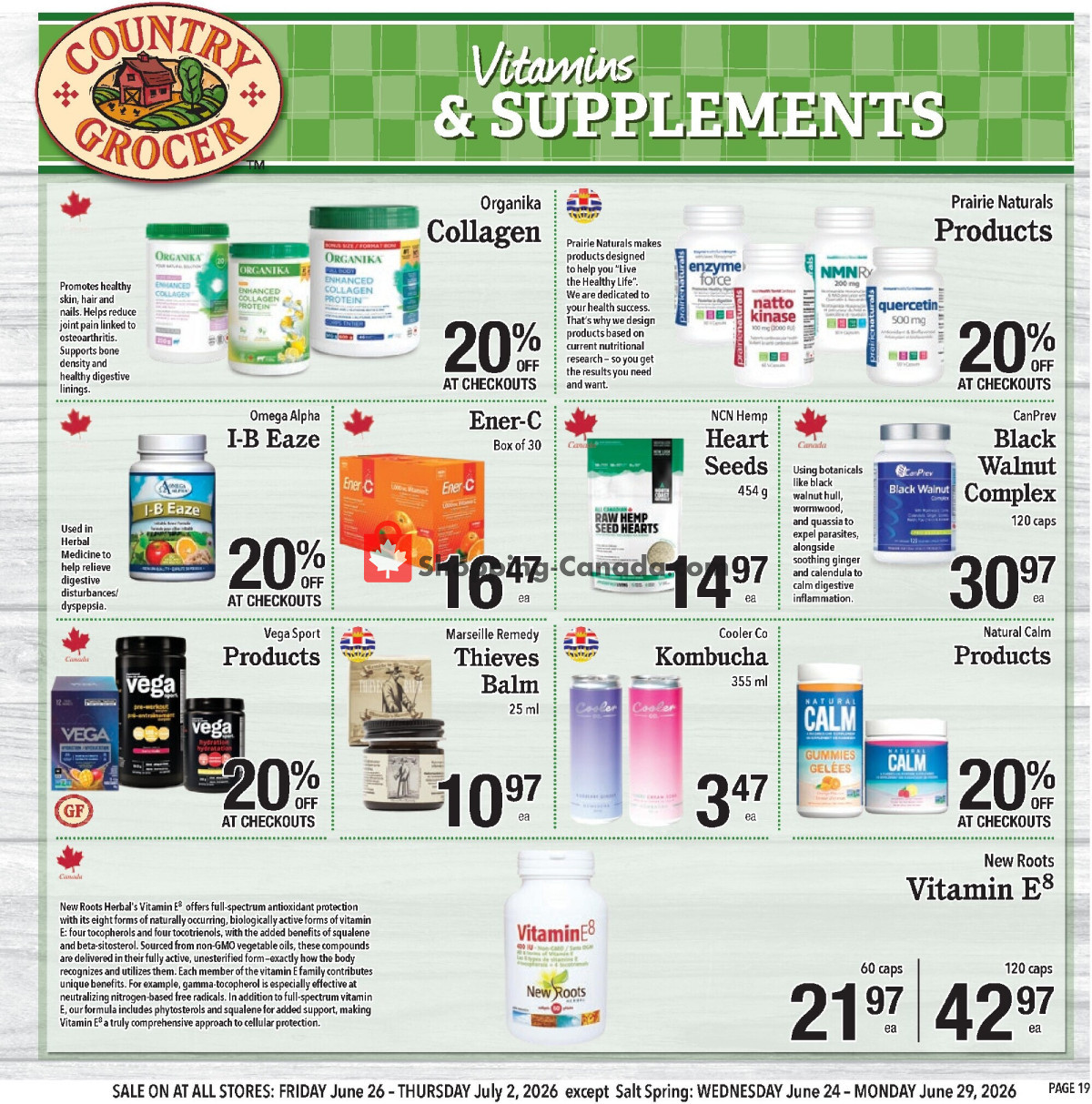 Country Grocer flyer from Friday June 26, 2026 to Thursday July 2, 2026 - page 19