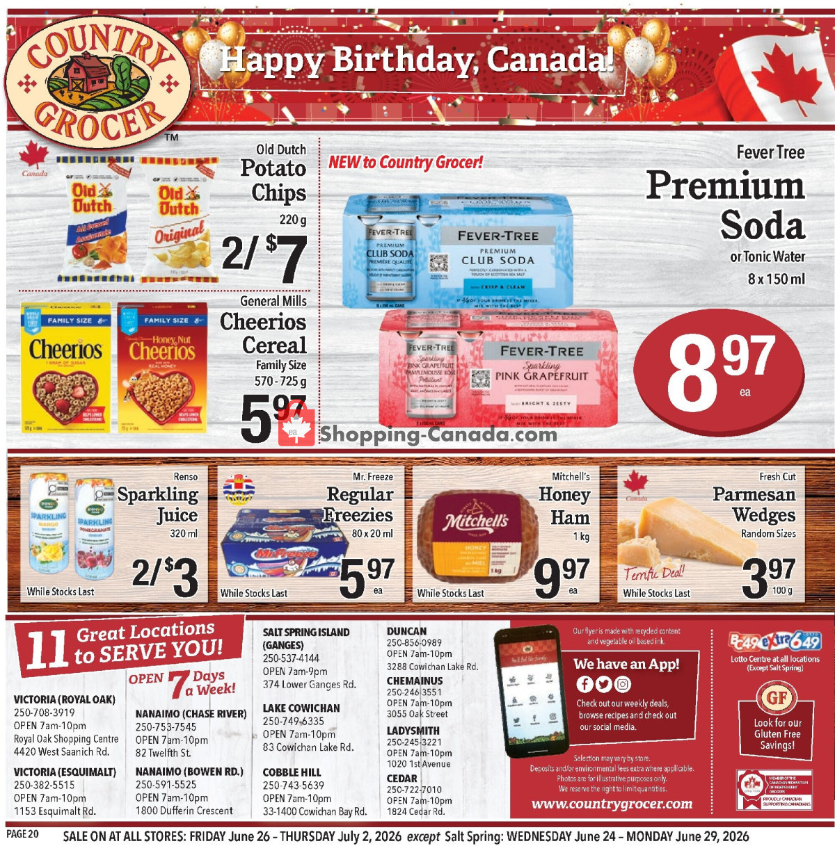 Country Grocer flyer from Friday June 26, 2026 to Thursday July 2, 2026 - page 20