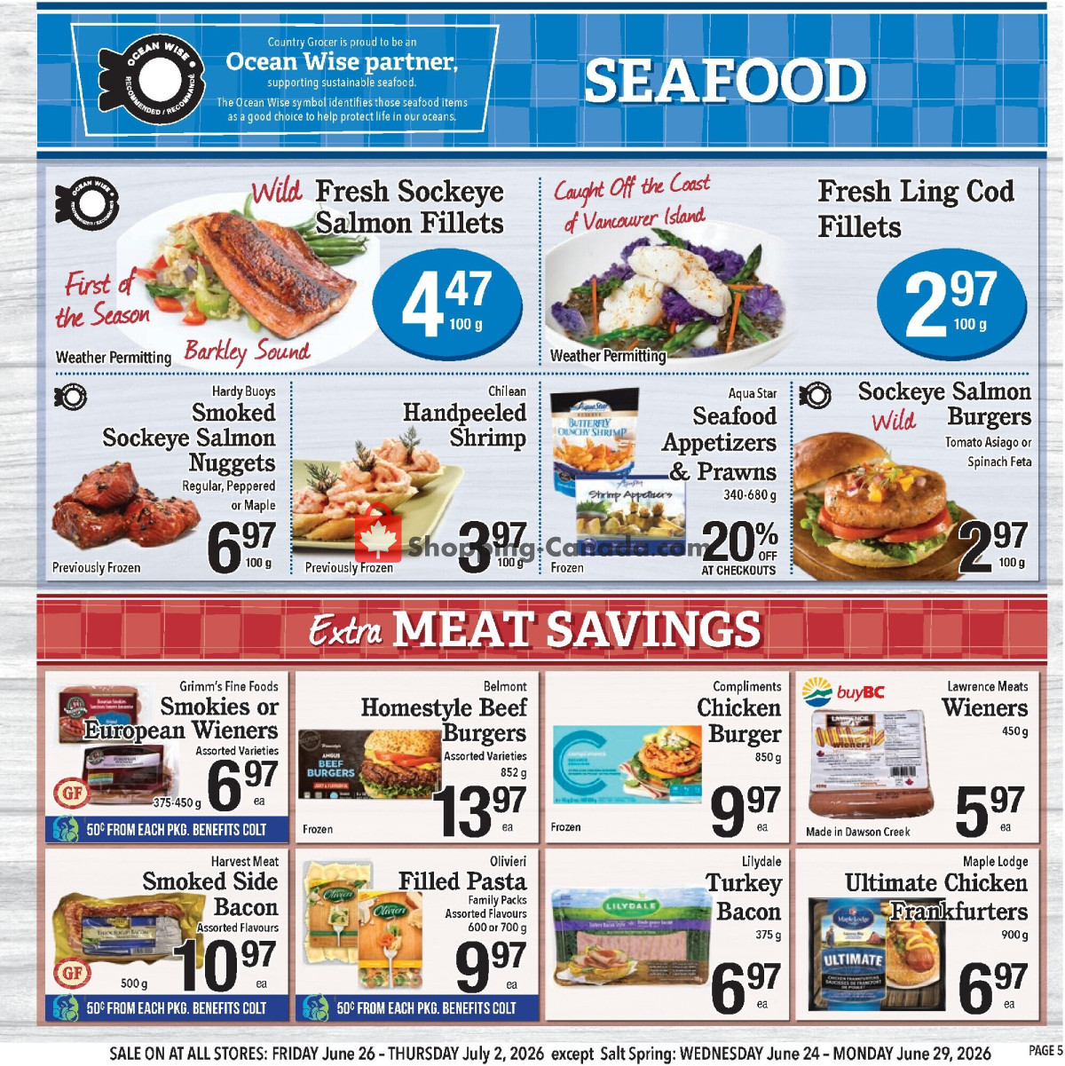 Country Grocer flyer from Friday June 26, 2026 to Thursday July 2, 2026 - page 5