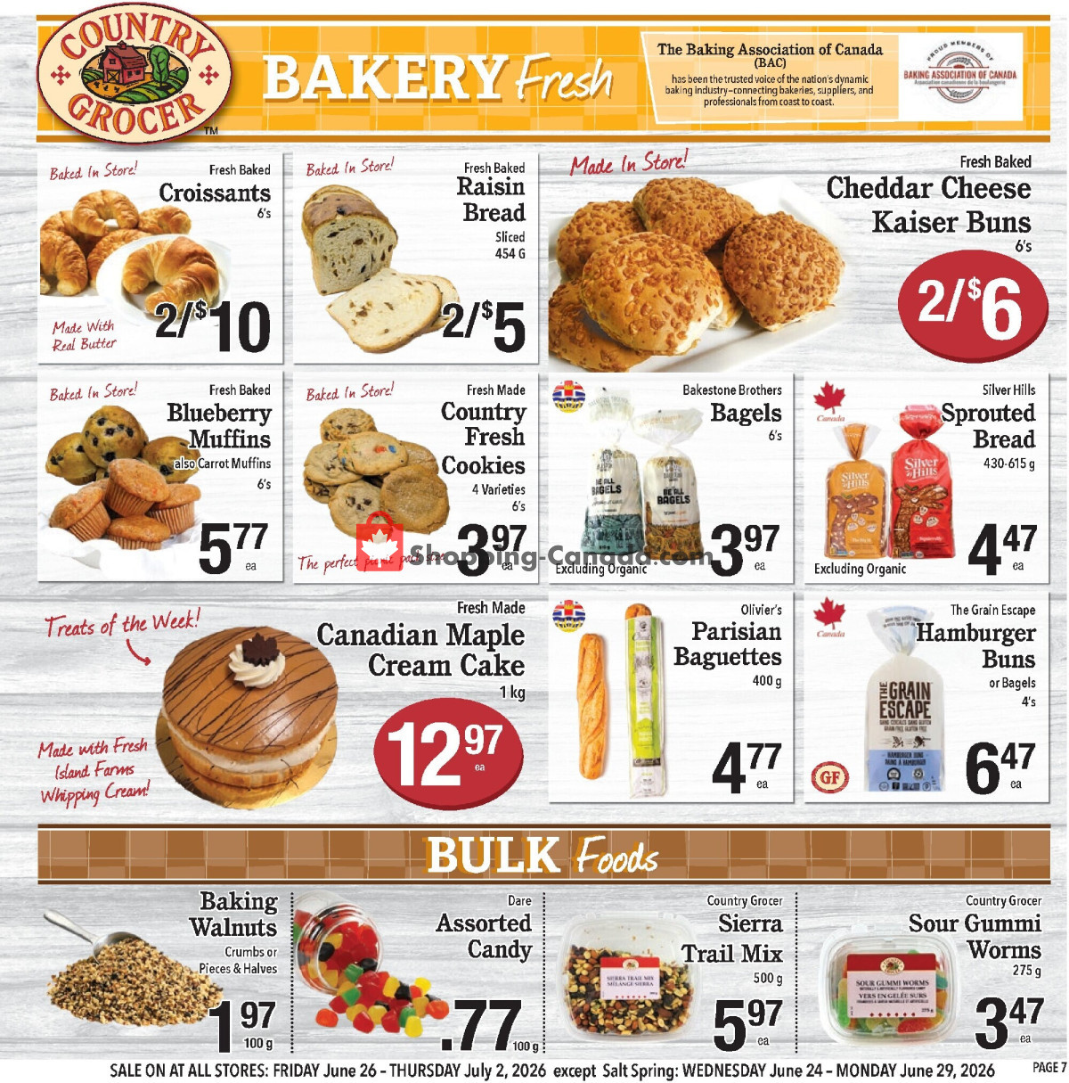 Country Grocer flyer from Friday June 26, 2026 to Thursday July 2, 2026 - page 7