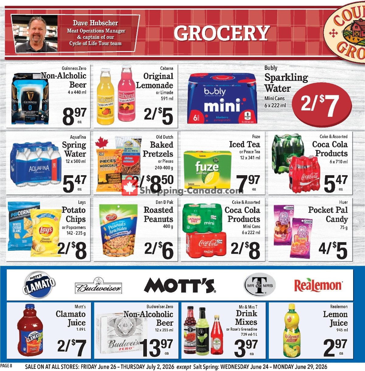 Country Grocer flyer from Friday June 26, 2026 to Thursday July 2, 2026 - page 8