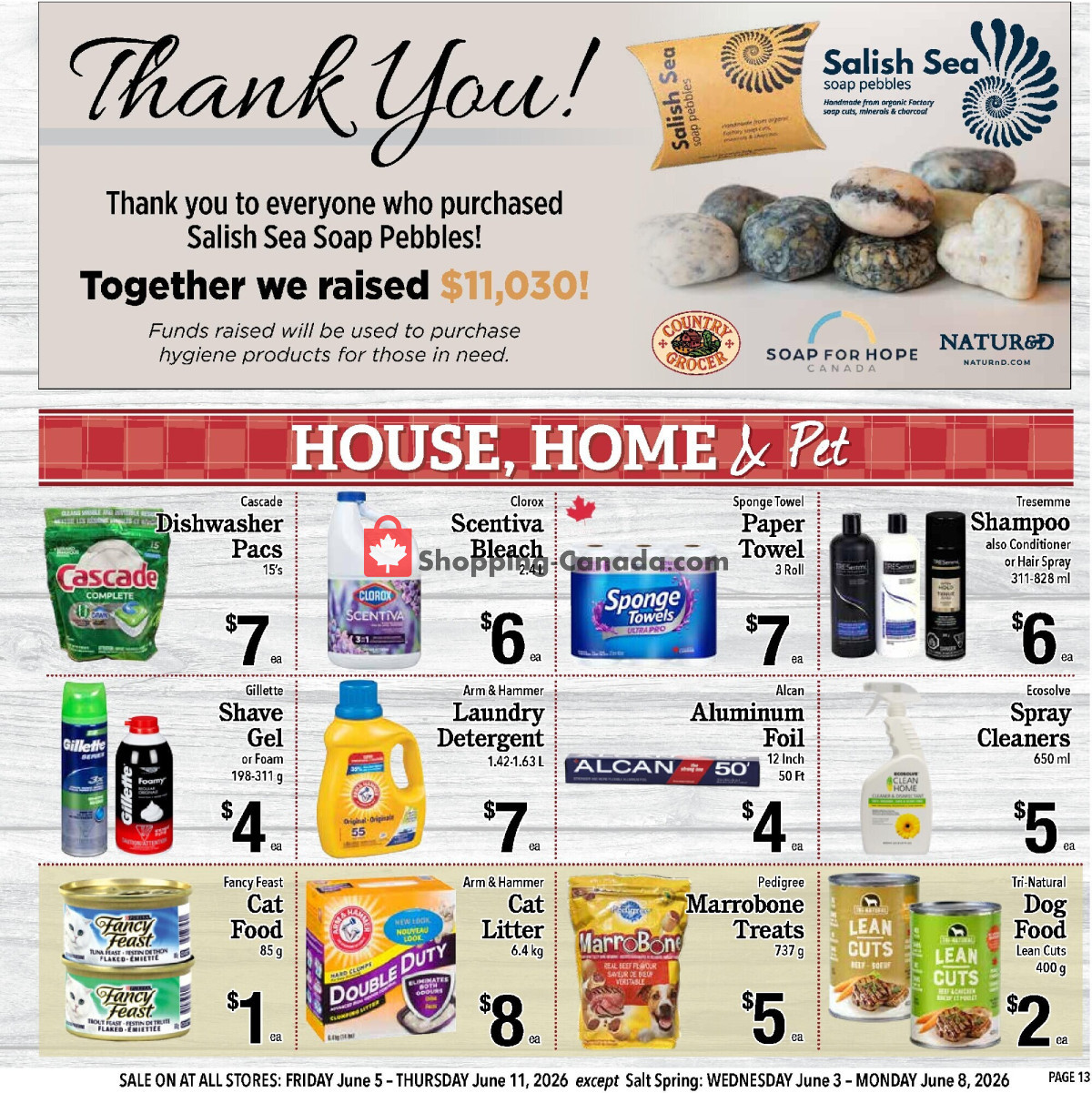 Country Grocer flyer from Wednesday June 3, 2026 to Thursday June 11, 2026 - page 13