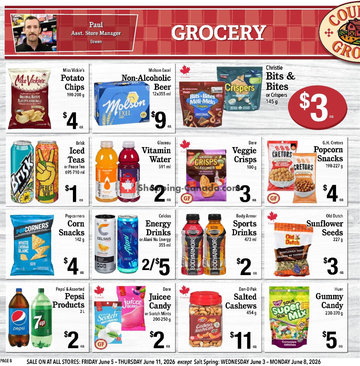 Country Grocer flyer from Wednesday June 3, 2026 to Thursday June 11, 2026 - page 8