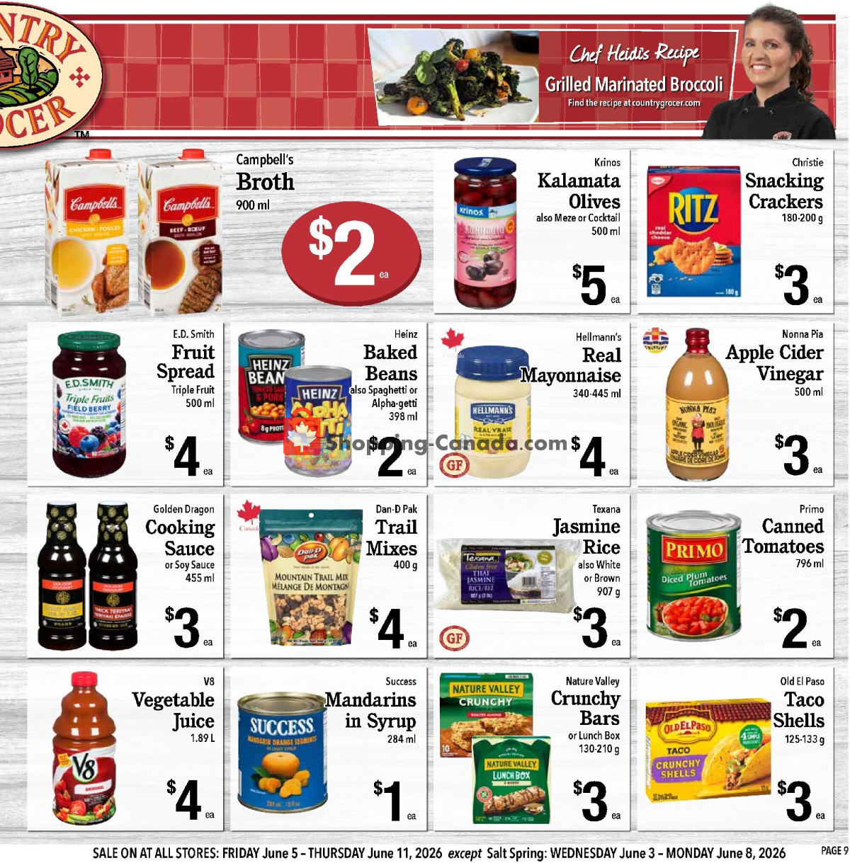 Country Grocer flyer from Wednesday June 3, 2026 to Thursday June 11, 2026 - page 9