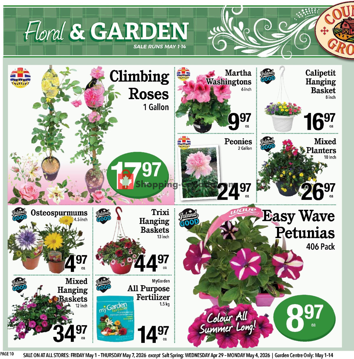 Country Grocer flyer from Friday May 1, 2026 to Thursday May 7, 2026 - page 10