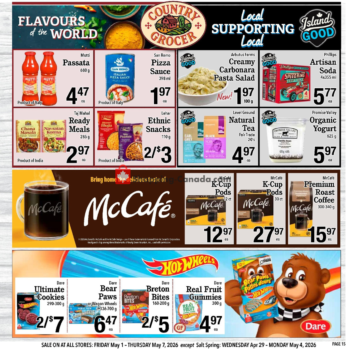 Country Grocer flyer from Friday May 1, 2026 to Thursday May 7, 2026 - page 15
