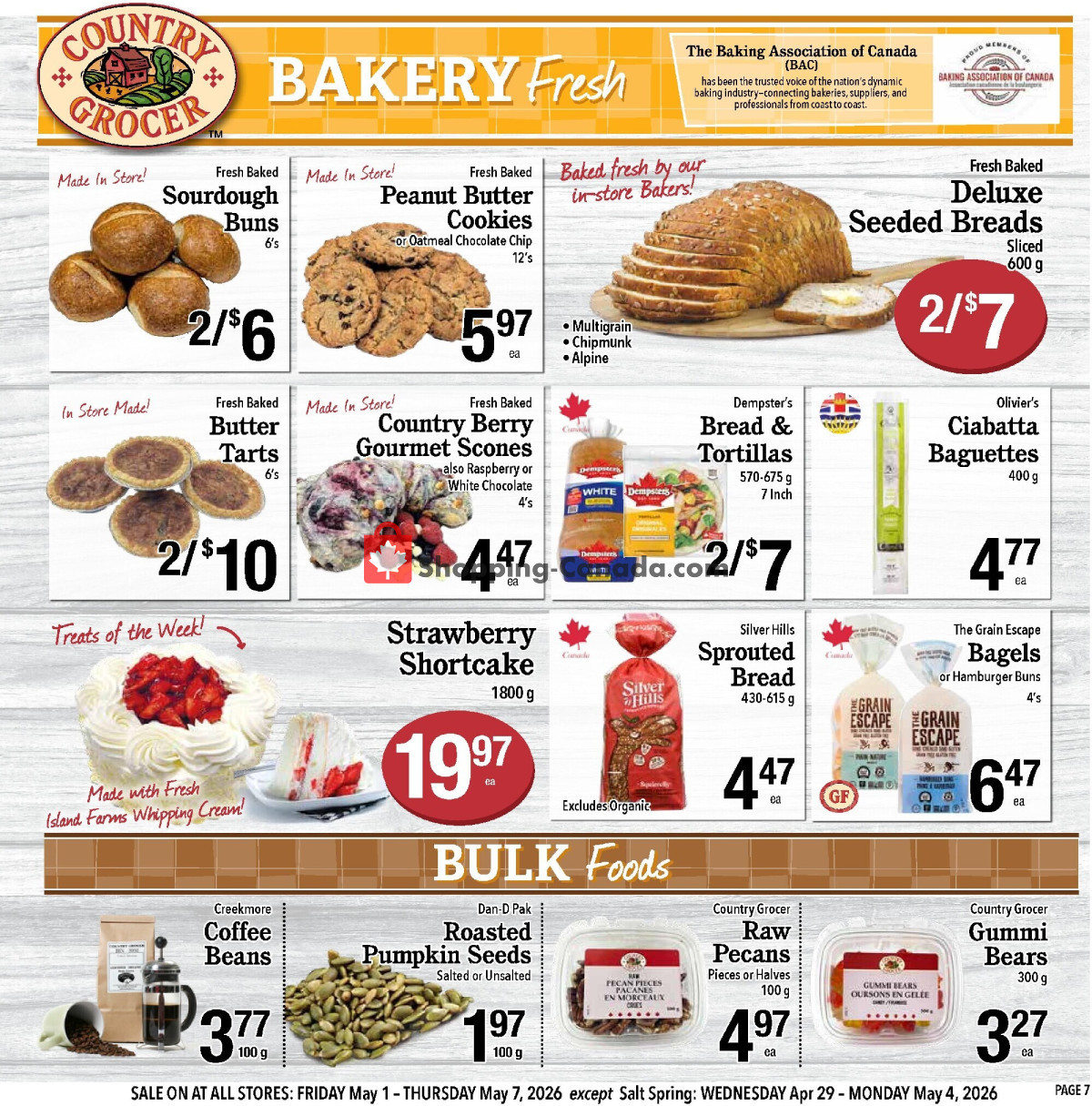 Country Grocer flyer from Friday May 1, 2026 to Thursday May 7, 2026 - page 7