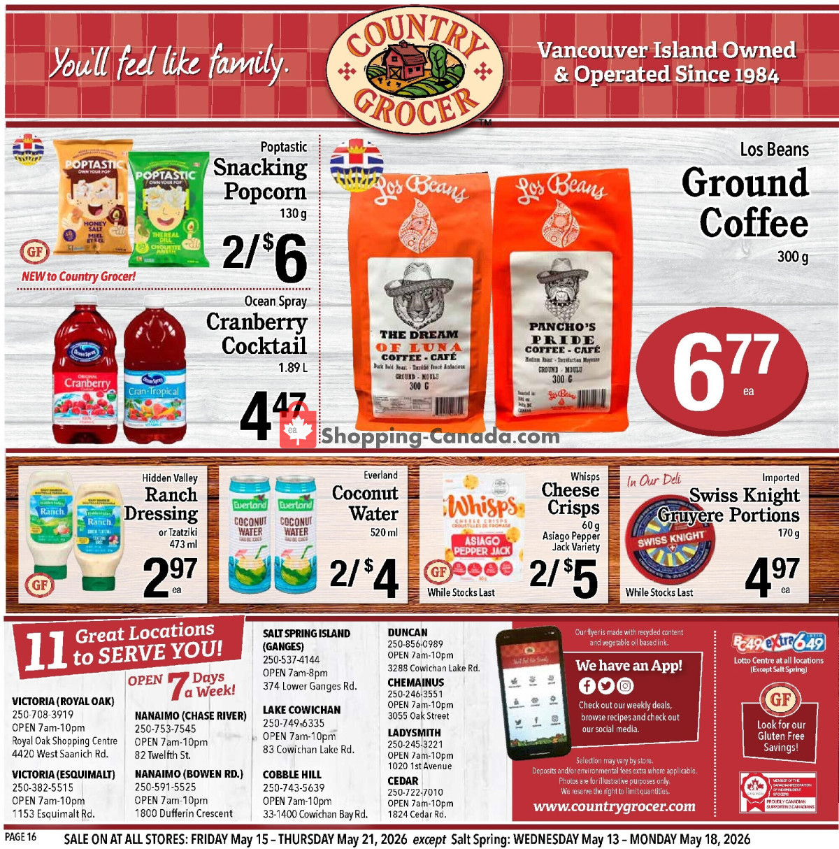 Country Grocer flyer from Wednesday May 13, 2026 to Thursday May 21, 2026 - page 16