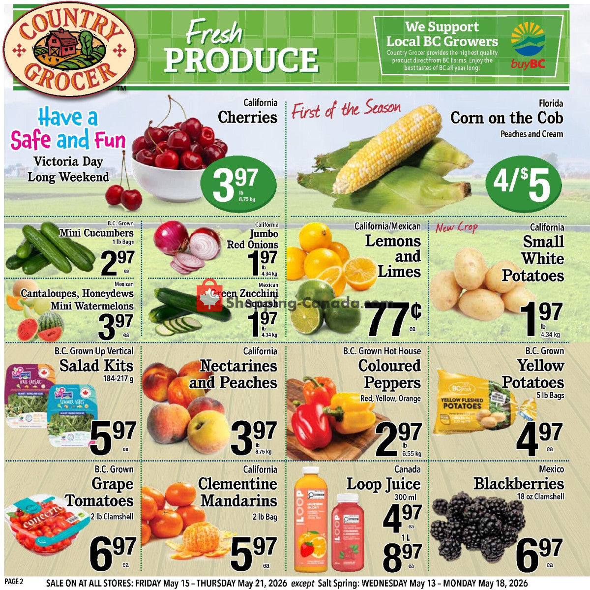 Country Grocer flyer from Wednesday May 13, 2026 to Thursday May 21, 2026 - page 2