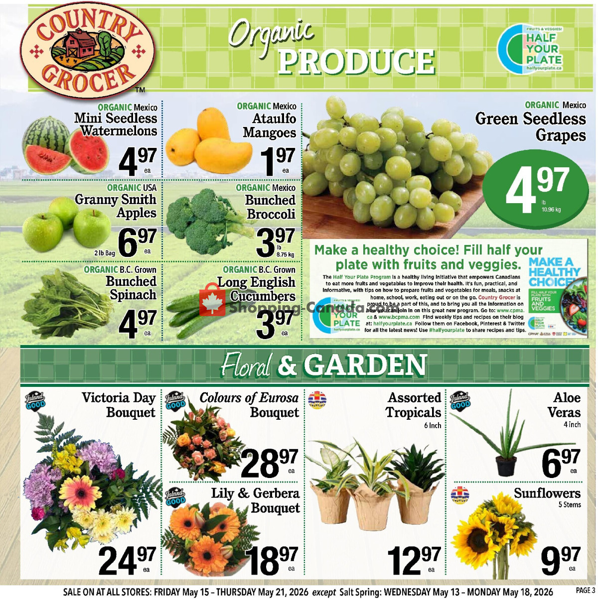 Country Grocer flyer from Wednesday May 13, 2026 to Thursday May 21, 2026 - page 3