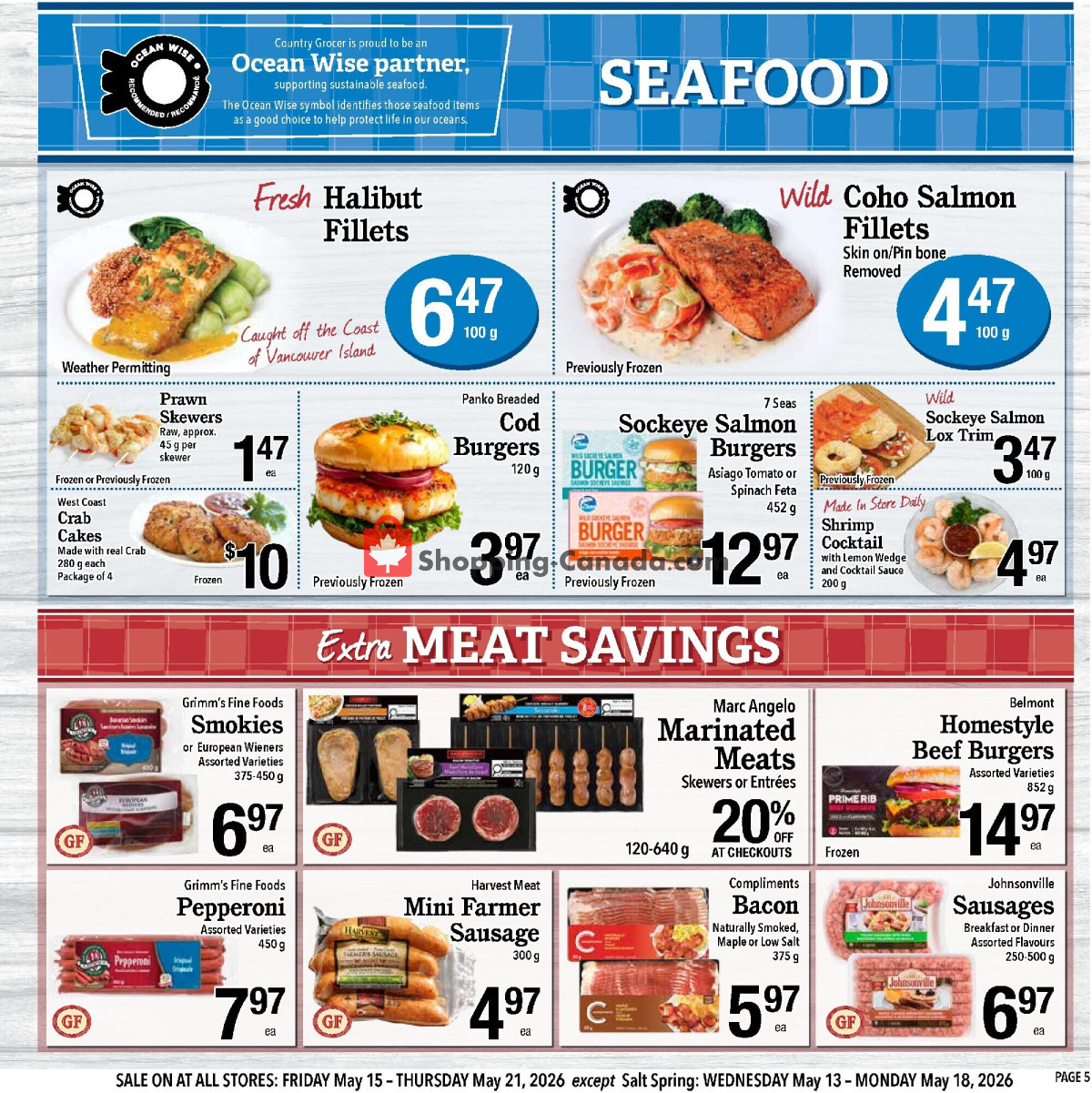 Country Grocer flyer from Wednesday May 13, 2026 to Thursday May 21, 2026 - page 5