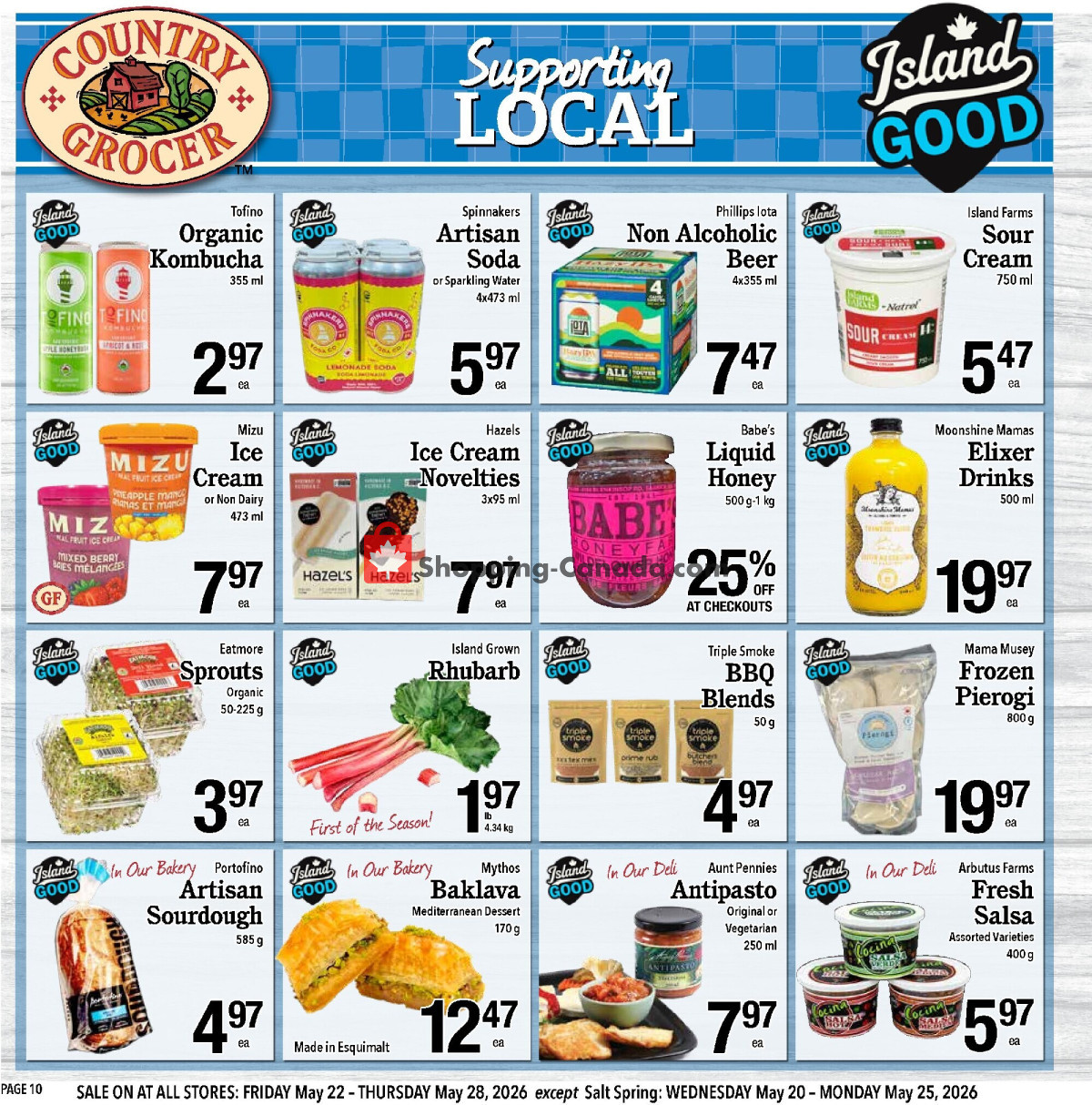 Country Grocer flyer from Friday May 22, 2026 to Thursday May 28, 2026 - page 10