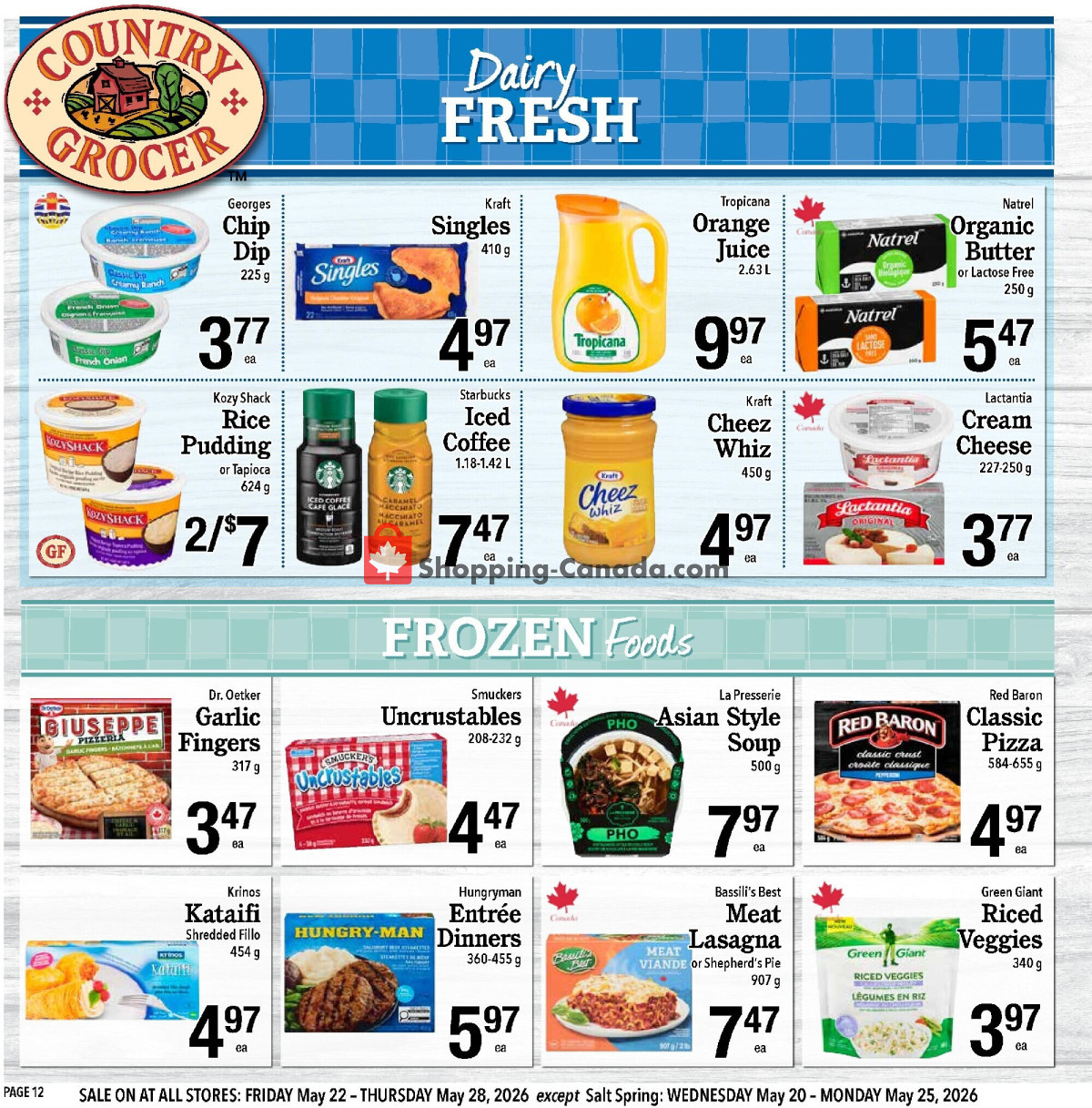 Country Grocer flyer from Friday May 22, 2026 to Thursday May 28, 2026 - page 12