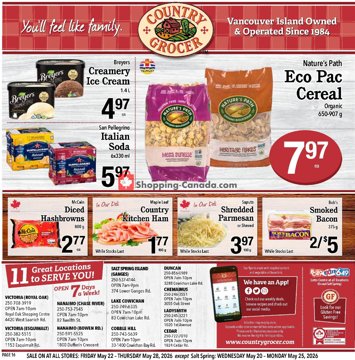 Country Grocer flyer from Friday May 22, 2026 to Thursday May 28, 2026 - page 16