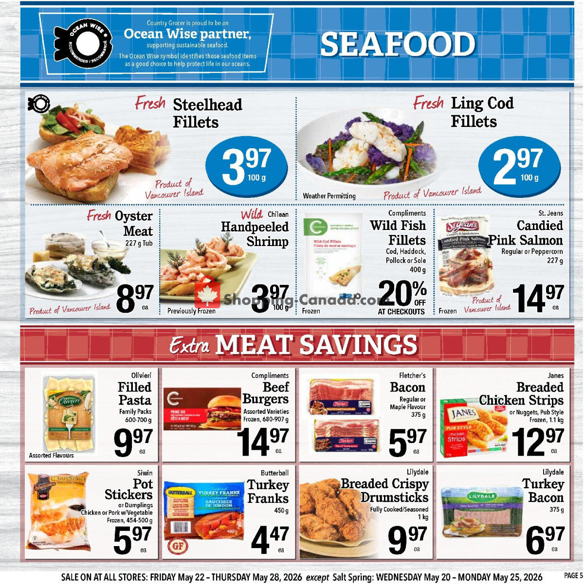 Country Grocer flyer from Friday May 22, 2026 to Thursday May 28, 2026 - page 5