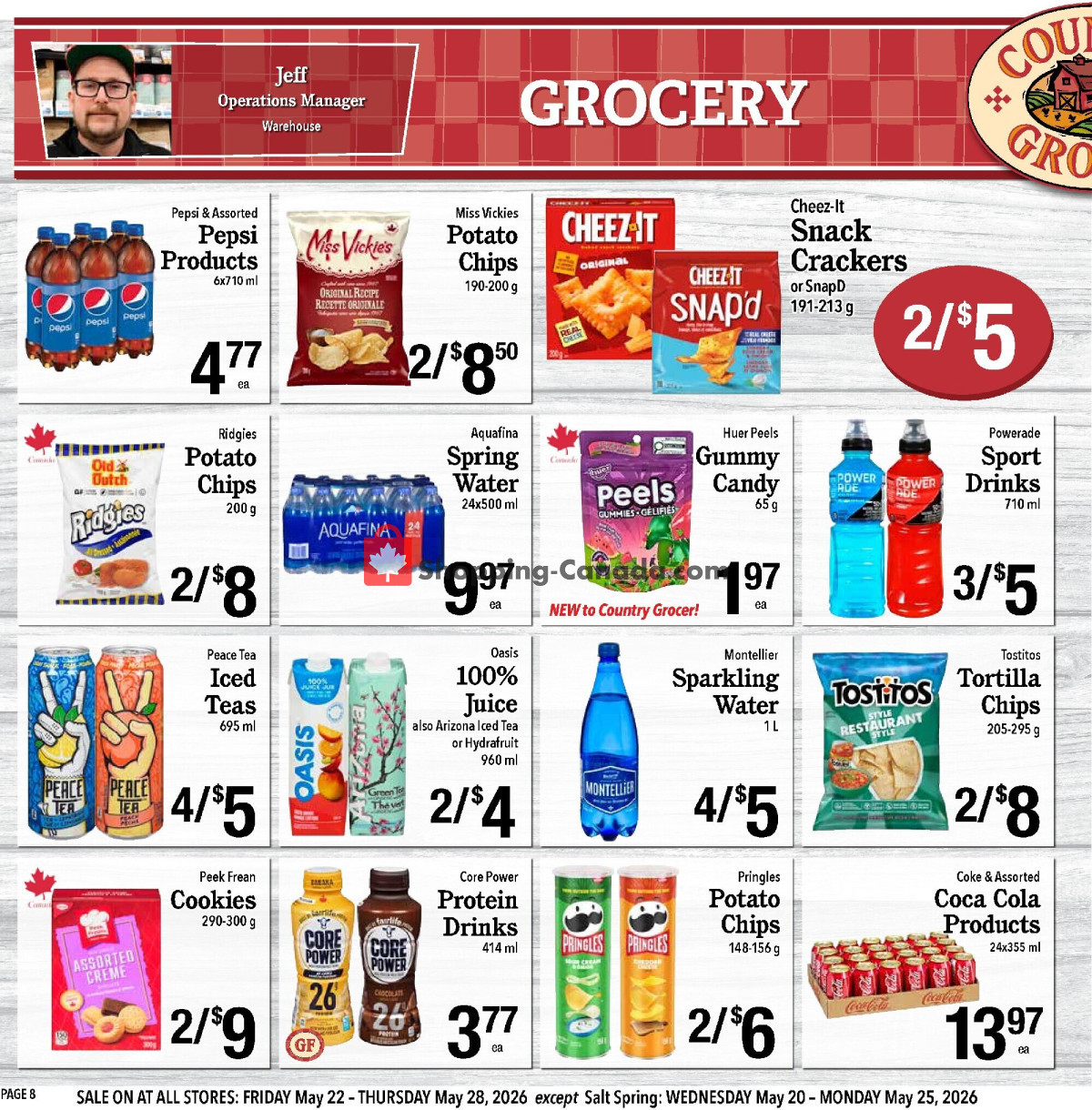 Country Grocer flyer from Friday May 22, 2026 to Thursday May 28, 2026 - page 8