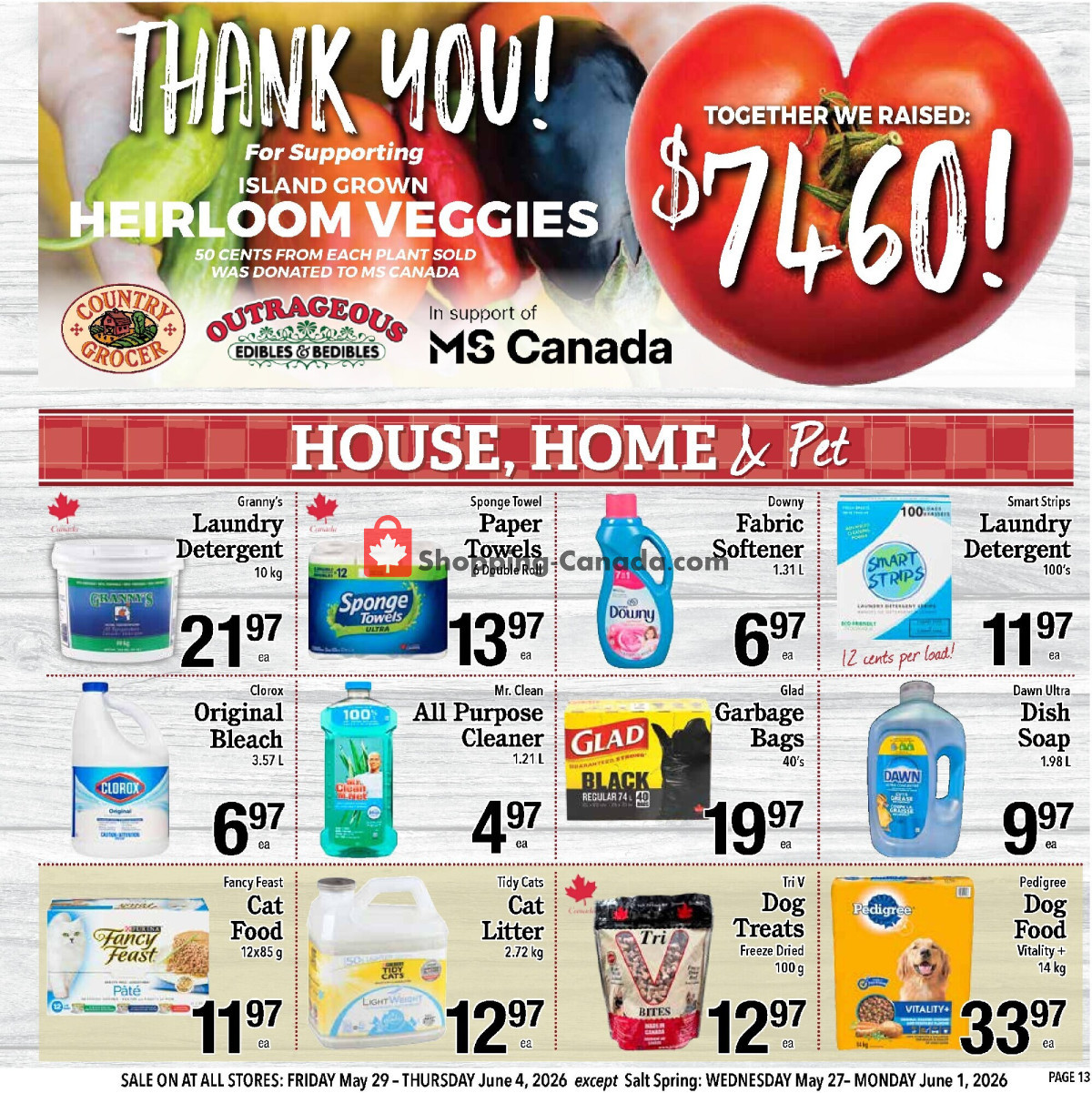 Country Grocer flyer from Friday May 29, 2026 to Thursday June 4, 2026 - page 13