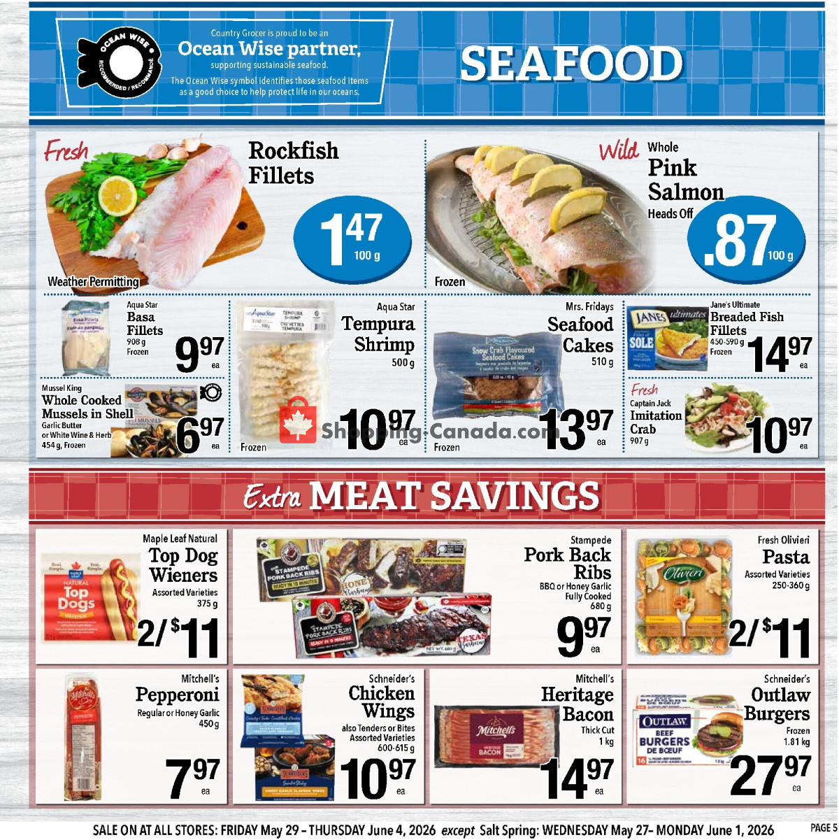 Country Grocer flyer from Friday May 29, 2026 to Thursday June 4, 2026 - page 5