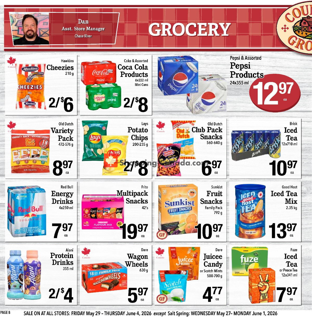 Country Grocer flyer from Friday May 29, 2026 to Thursday June 4, 2026 - page 8
