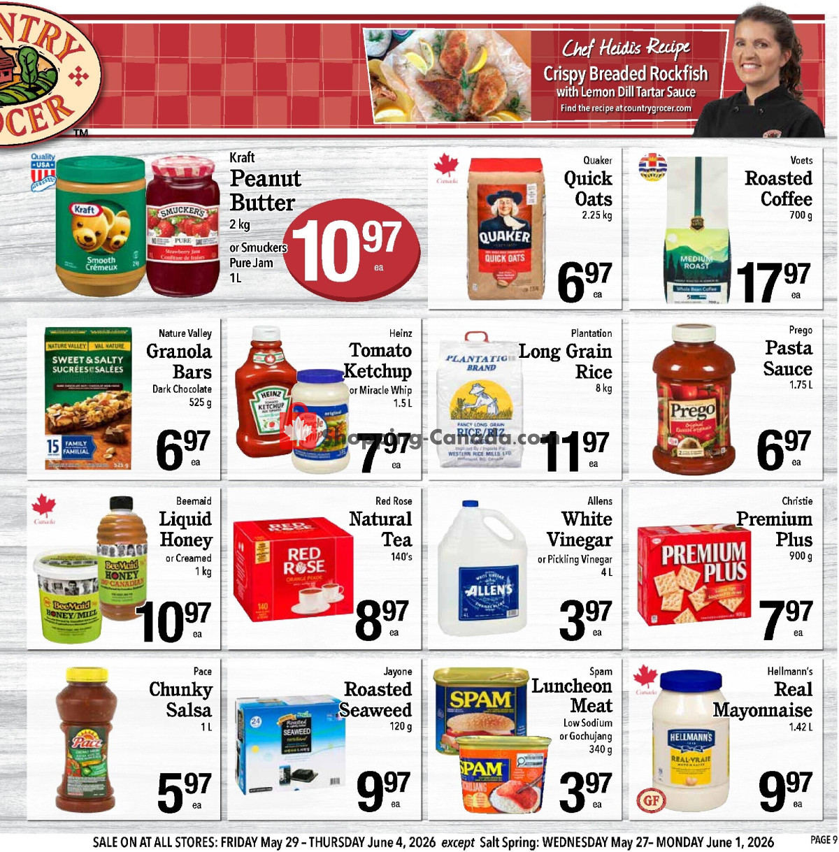 Country Grocer flyer from Friday May 29, 2026 to Thursday June 4, 2026 - page 9