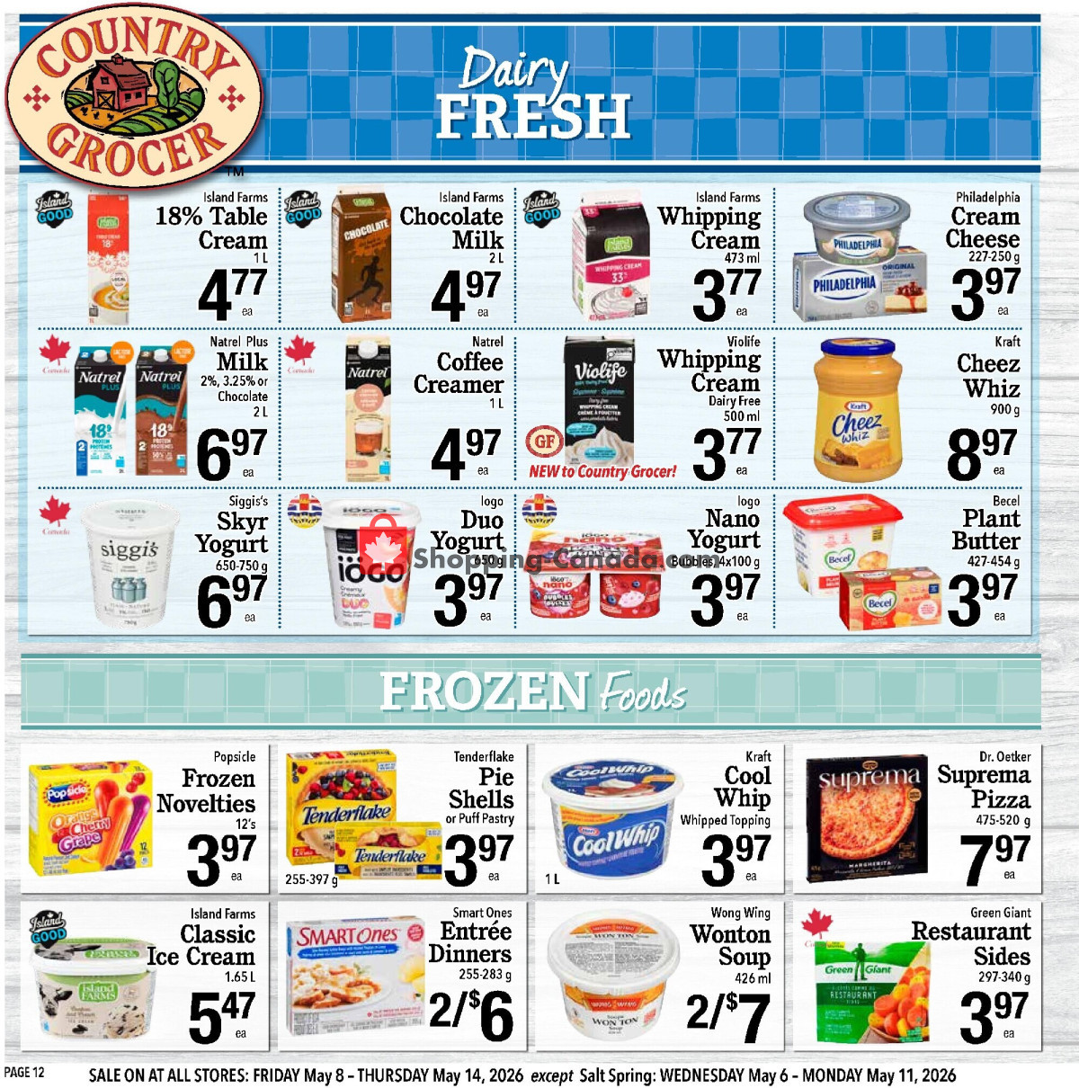 Country Grocer flyer from Friday May 8, 2026 to Thursday May 14, 2026 - page 12