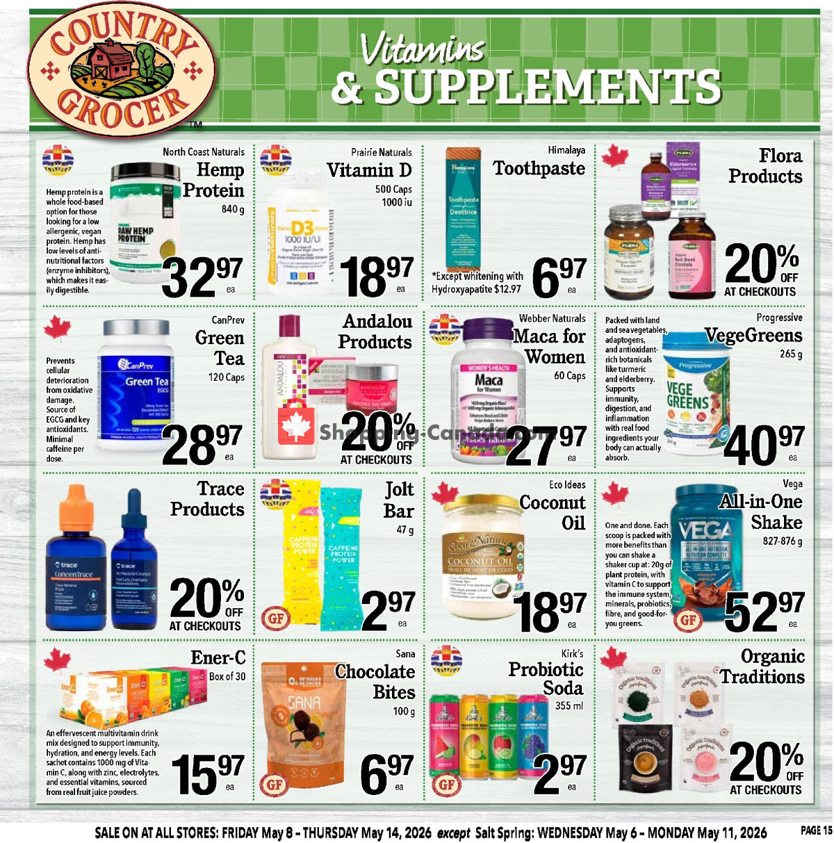 Country Grocer flyer from Friday May 8, 2026 to Thursday May 14, 2026 - page 15