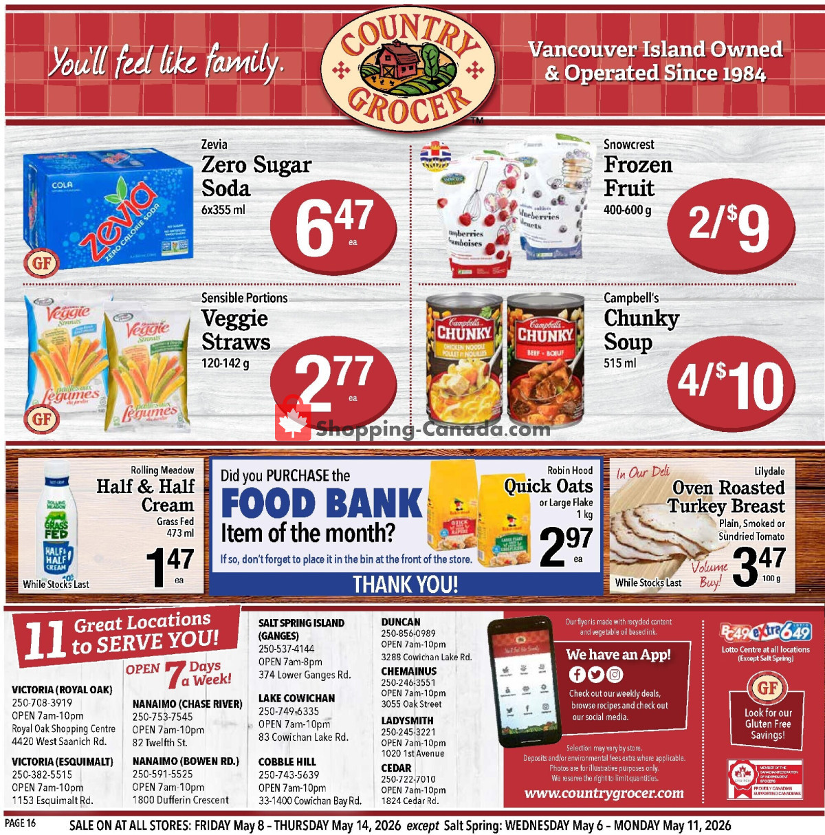 Country Grocer flyer from Friday May 8, 2026 to Thursday May 14, 2026 - page 16