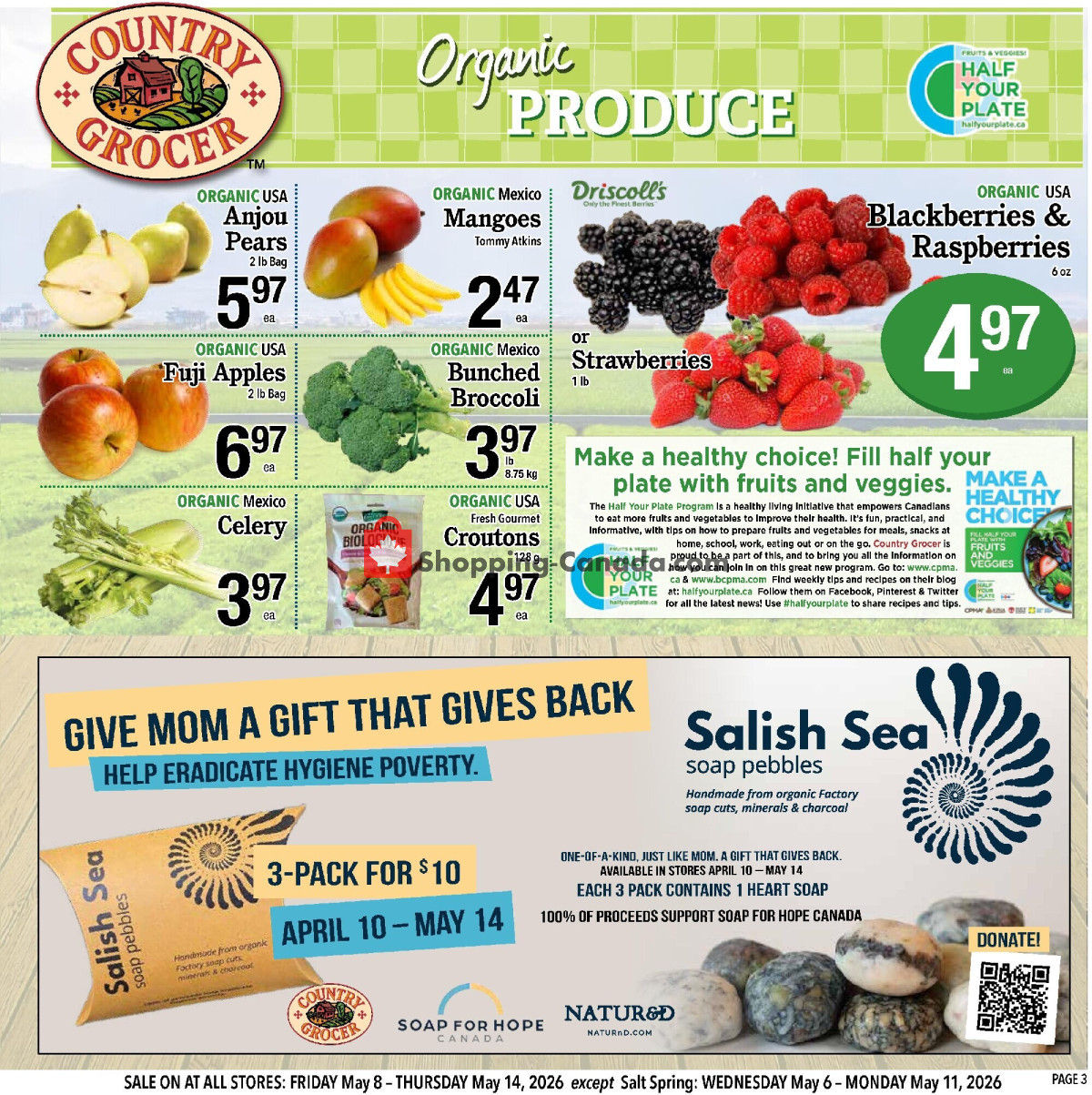 Country Grocer flyer from Friday May 8, 2026 to Thursday May 14, 2026 - page 3