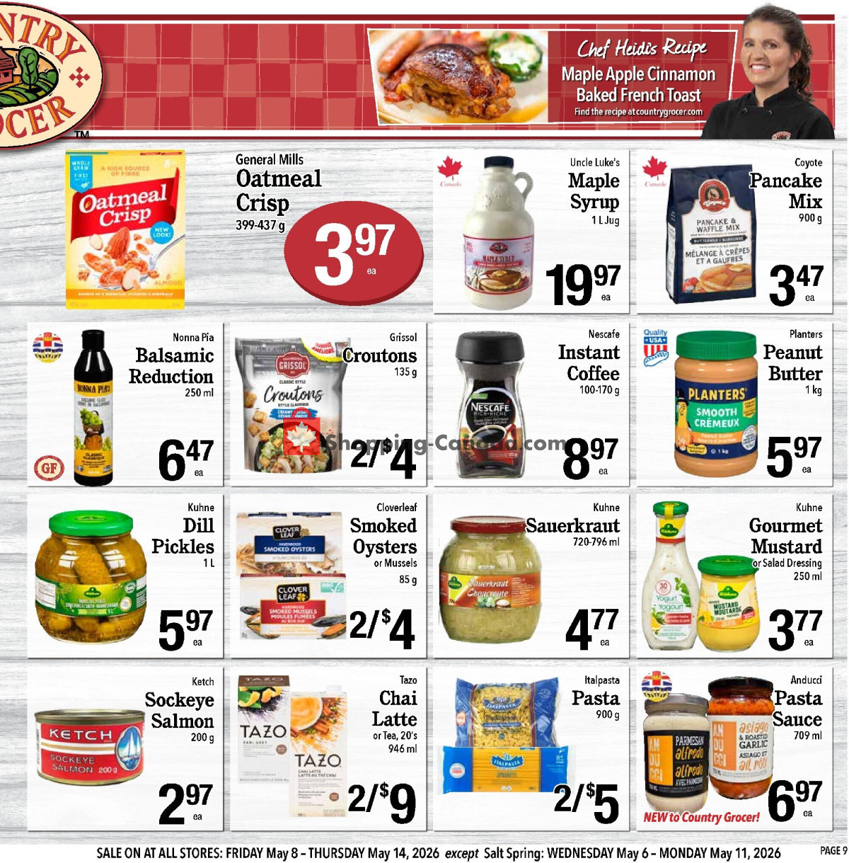 Country Grocer flyer from Friday May 8, 2026 to Thursday May 14, 2026 - page 9