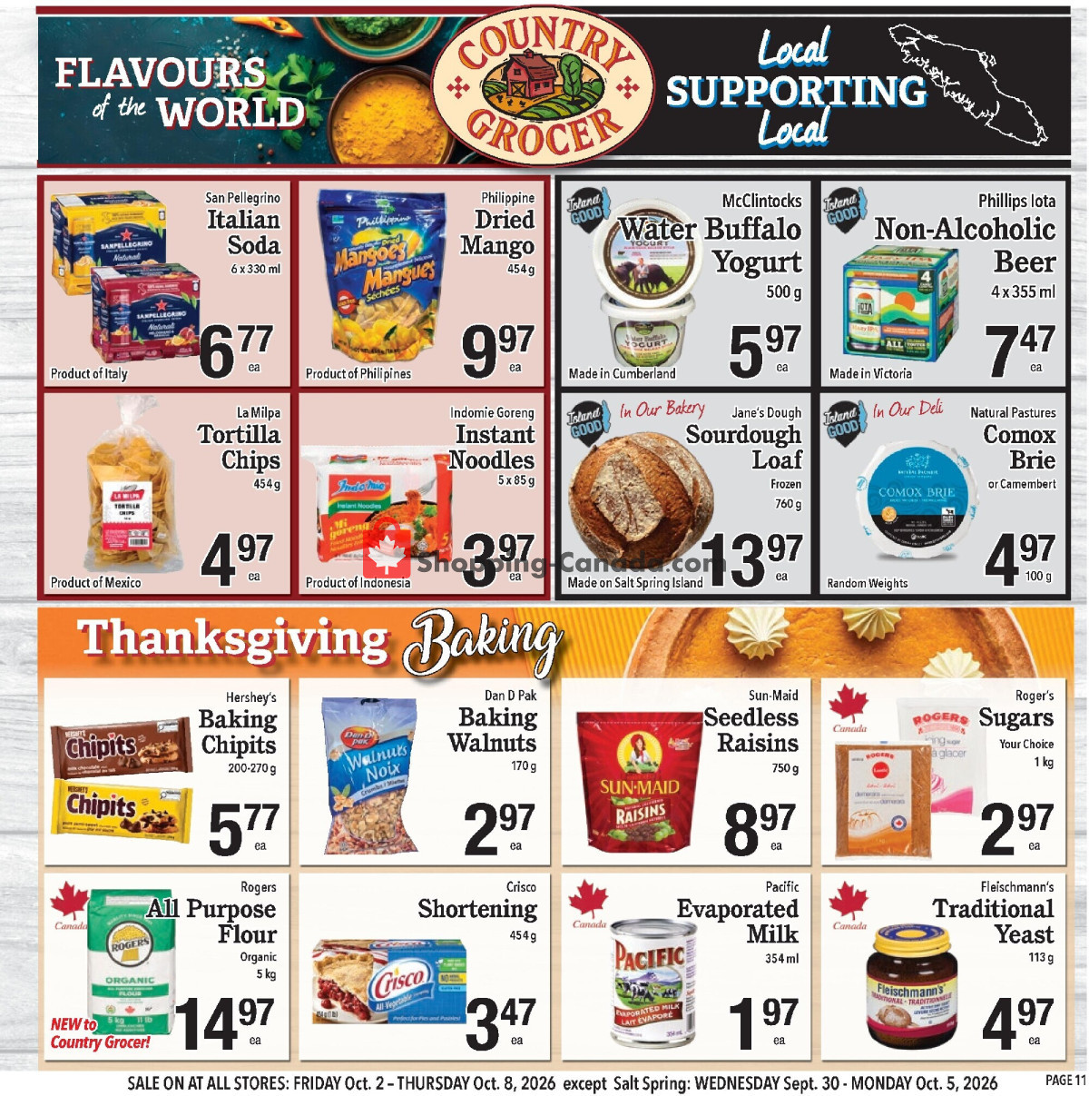 Country Grocer flyer from Friday October 2, 2026 to Thursday October 8, 2026 - page 11