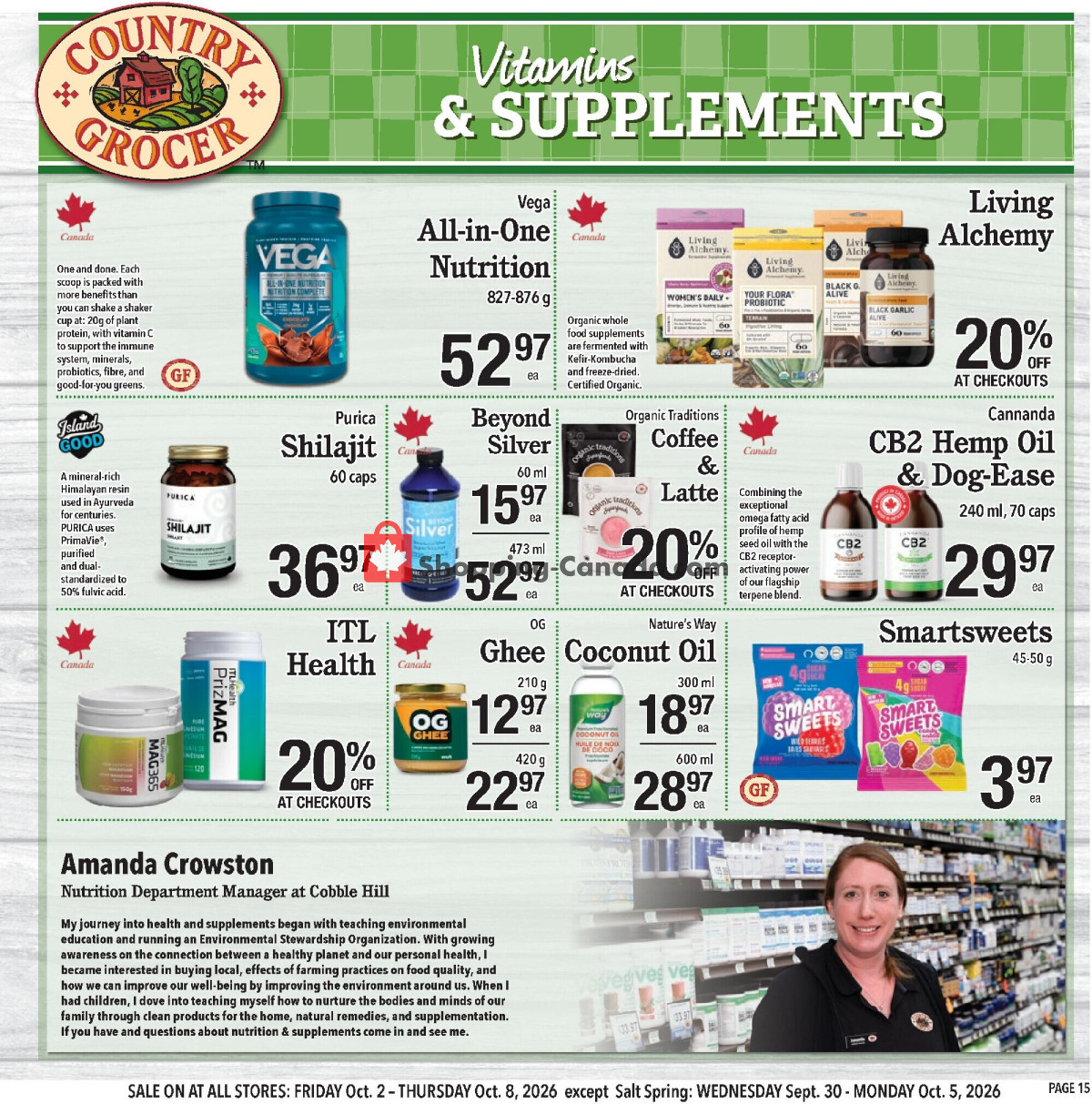 Country Grocer flyer from Friday October 2, 2026 to Thursday October 8, 2026 - page 15