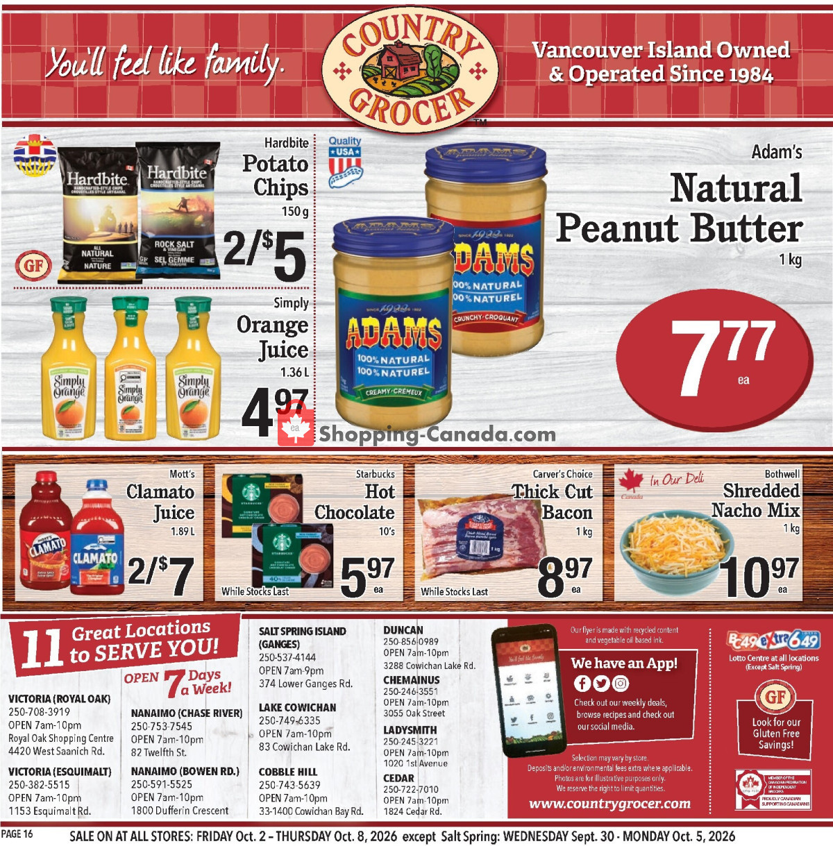 Country Grocer flyer from Friday October 2, 2026 to Thursday October 8, 2026 - page 16