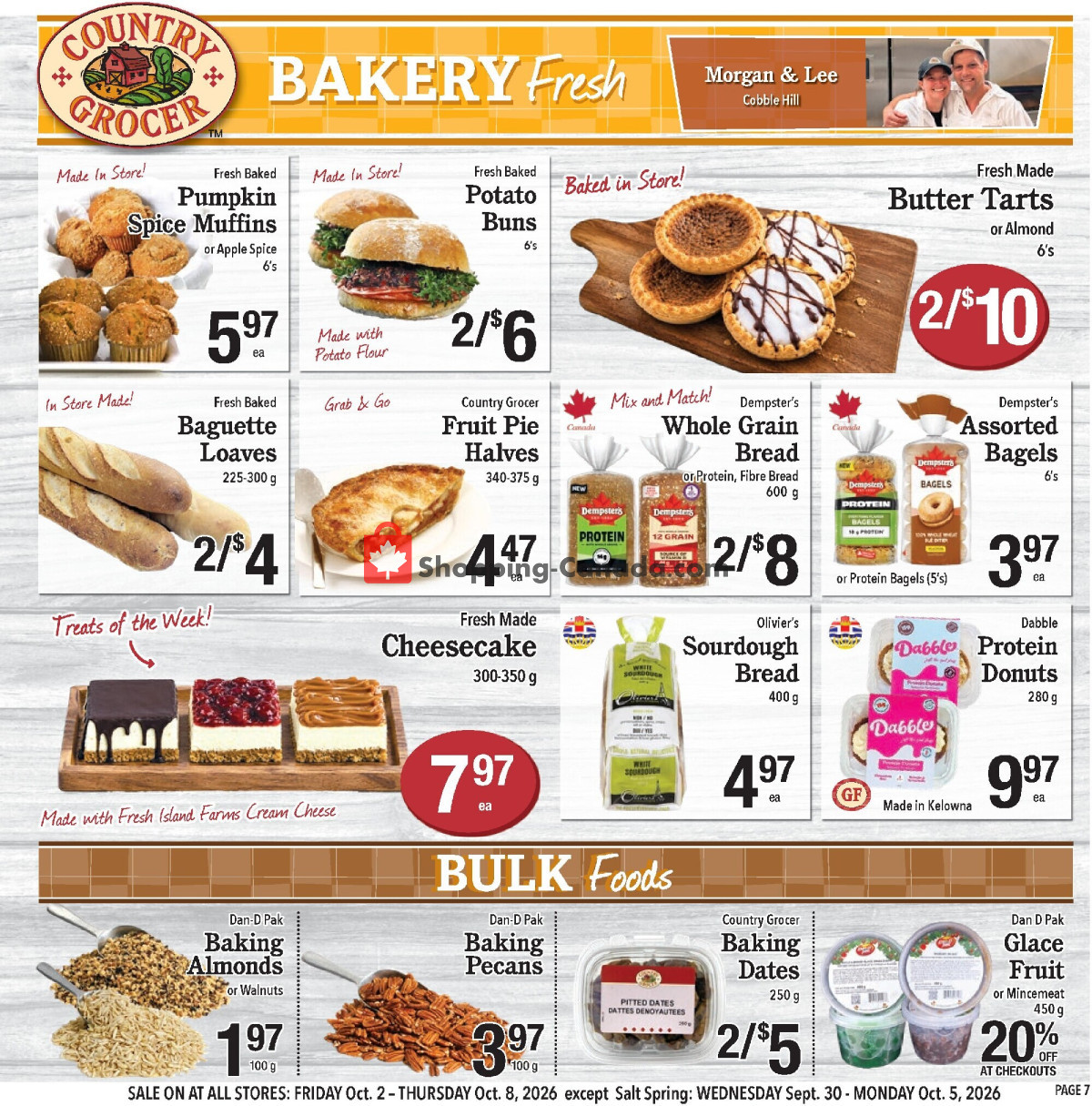 Country Grocer flyer from Friday October 2, 2026 to Thursday October 8, 2026 - page 7