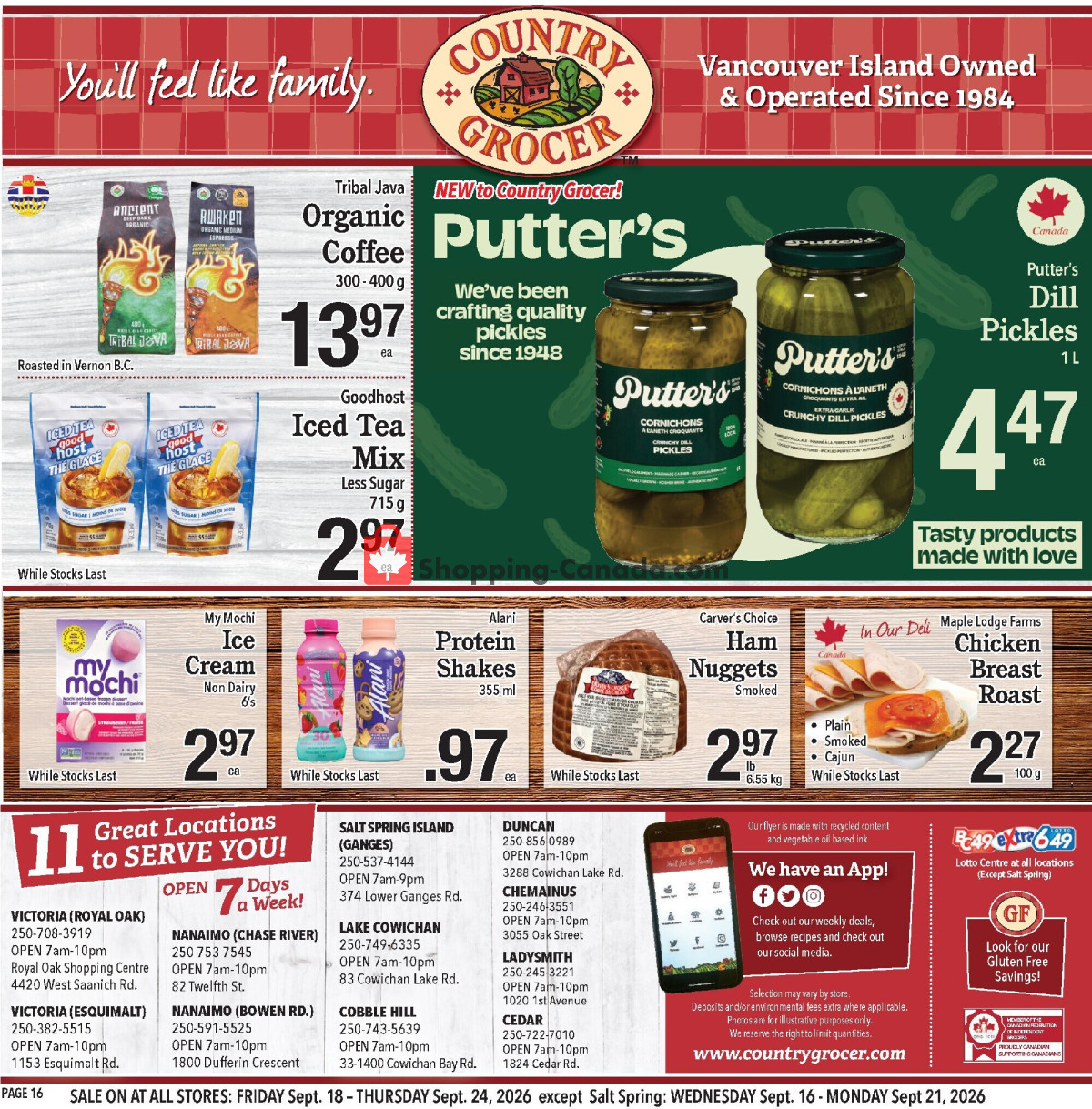 Country Grocer flyer from Wednesday September 16, 2026 to Monday September 21, 2026 - page 16